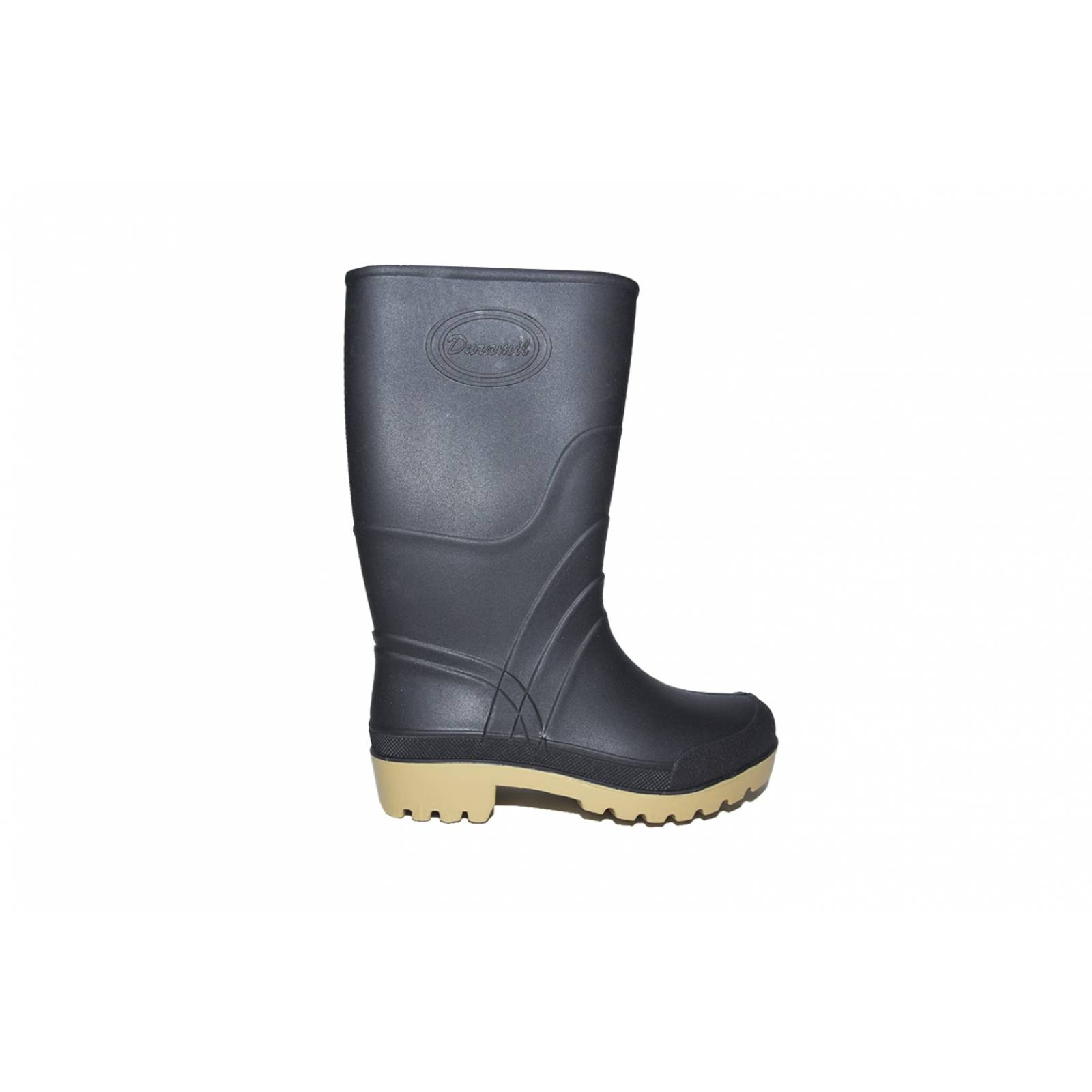 Bota de hule caballero duramil trueno negro 25/30
