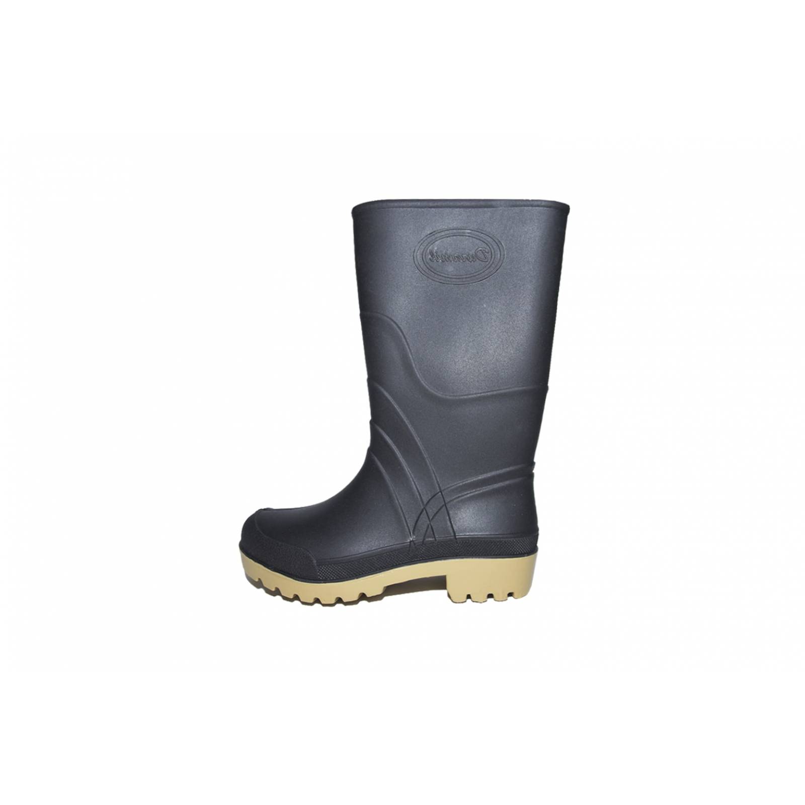 Bota de hule caballero duramil trueno negro 25/30