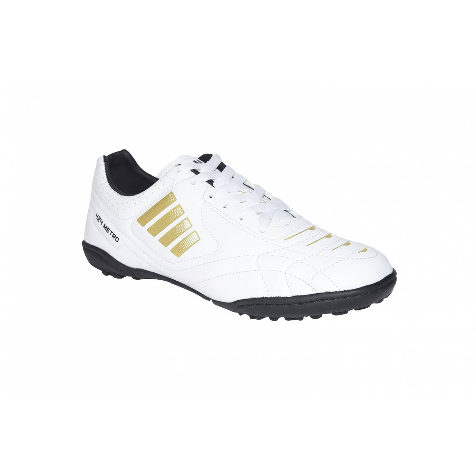 Tenis fútbol rápido metro e 424 blanco cosido 22 al 24.5