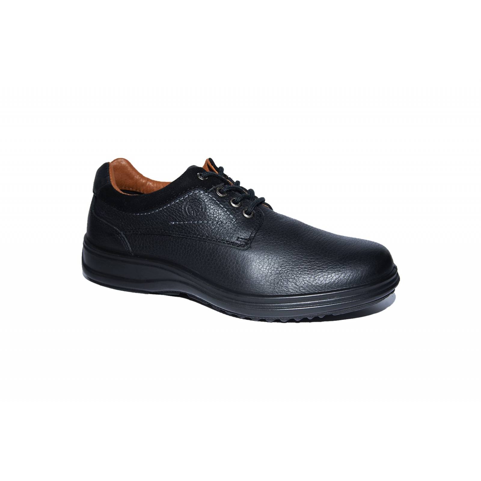 Zapato caballero verde tabaco 2586 piel café negro