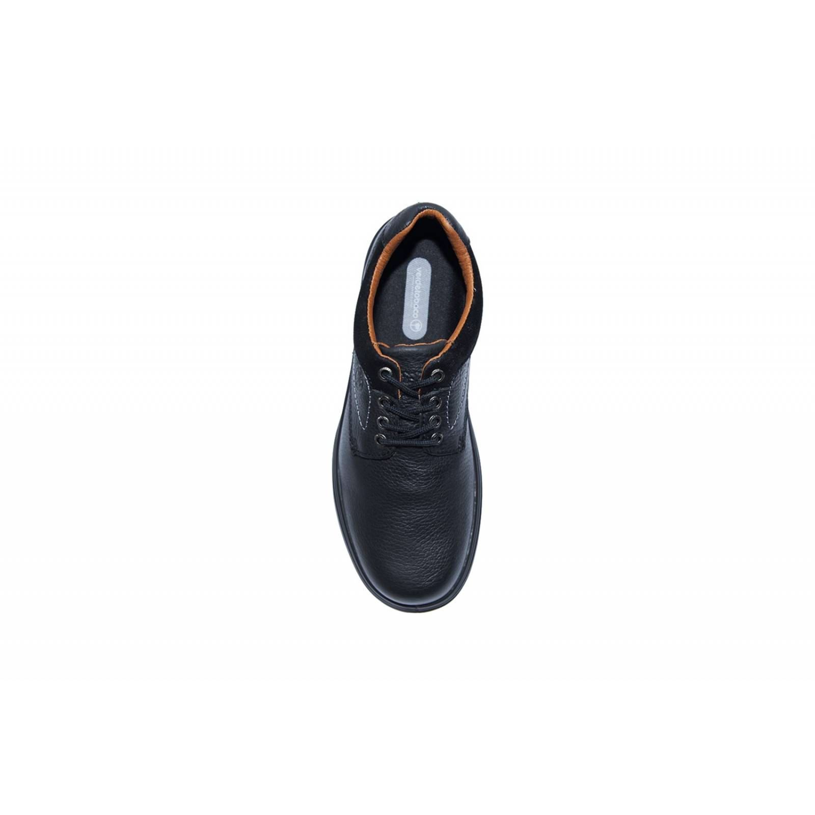 Zapato caballero verde tabaco 2586 piel café negro