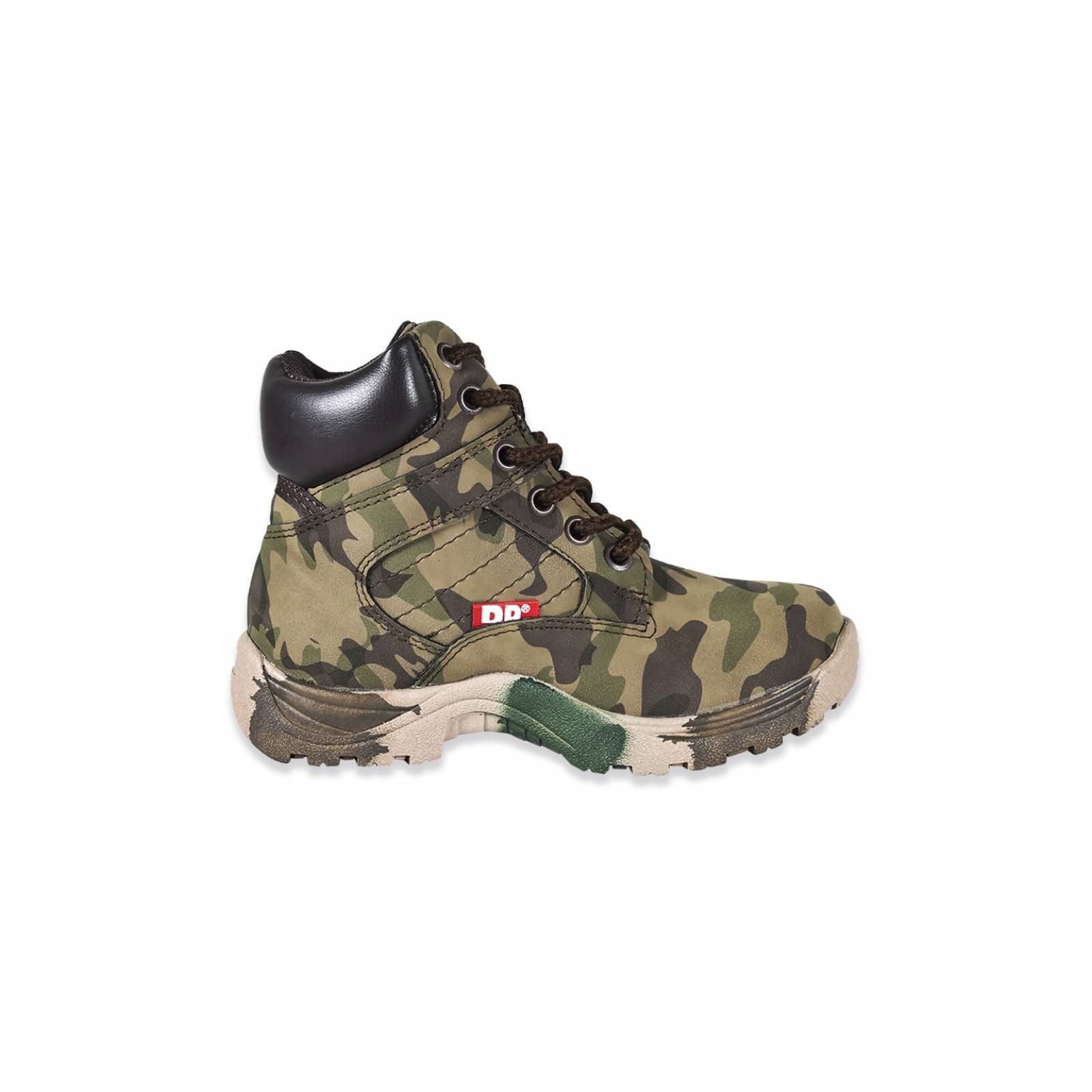 Zapato Bota Niño Dipatrico 5002 Camuflaje Casual (18.0 - 21.0)