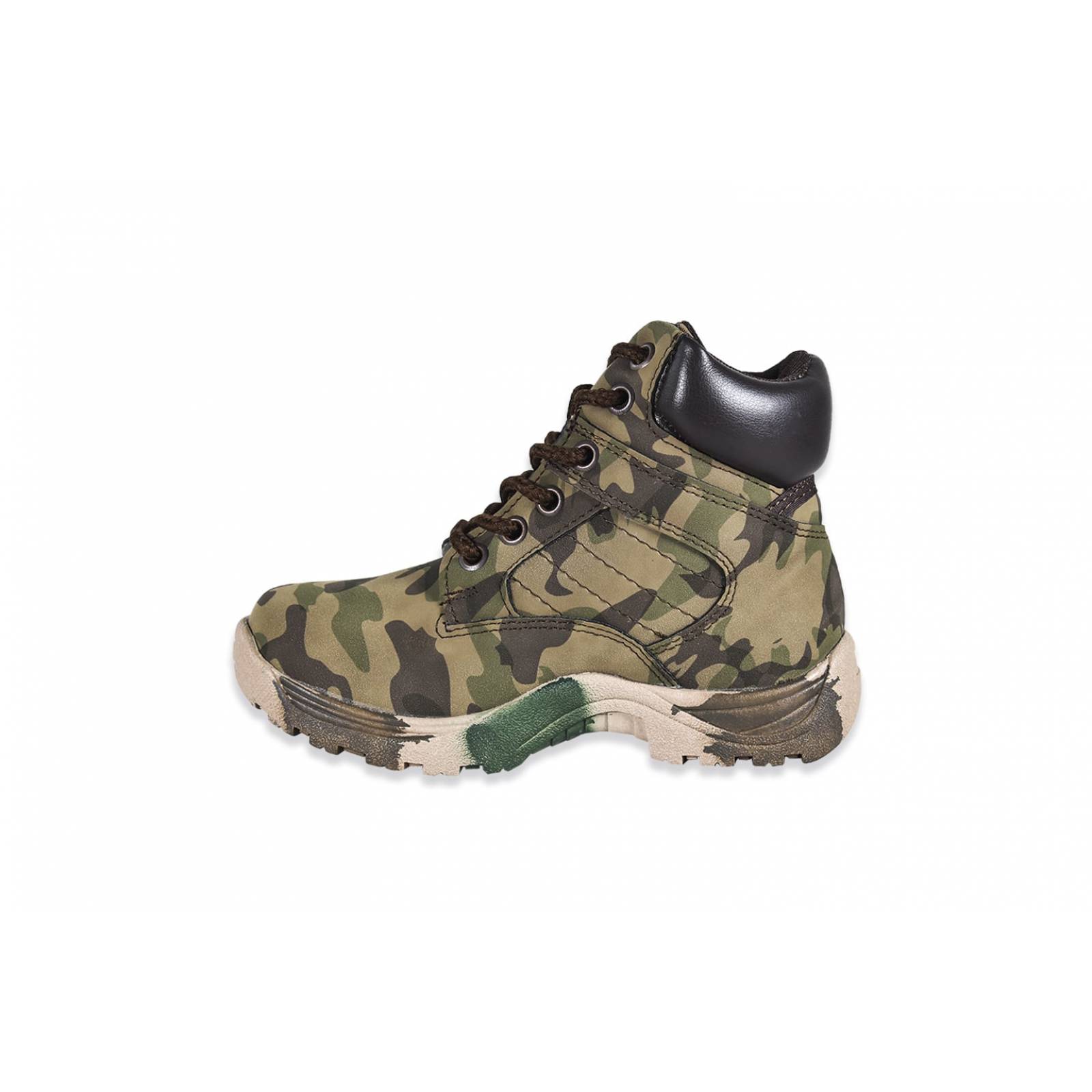 Zapato Bota Niño Dipatrico 5002 Camuflaje Casual (18.0 - 21.0)
