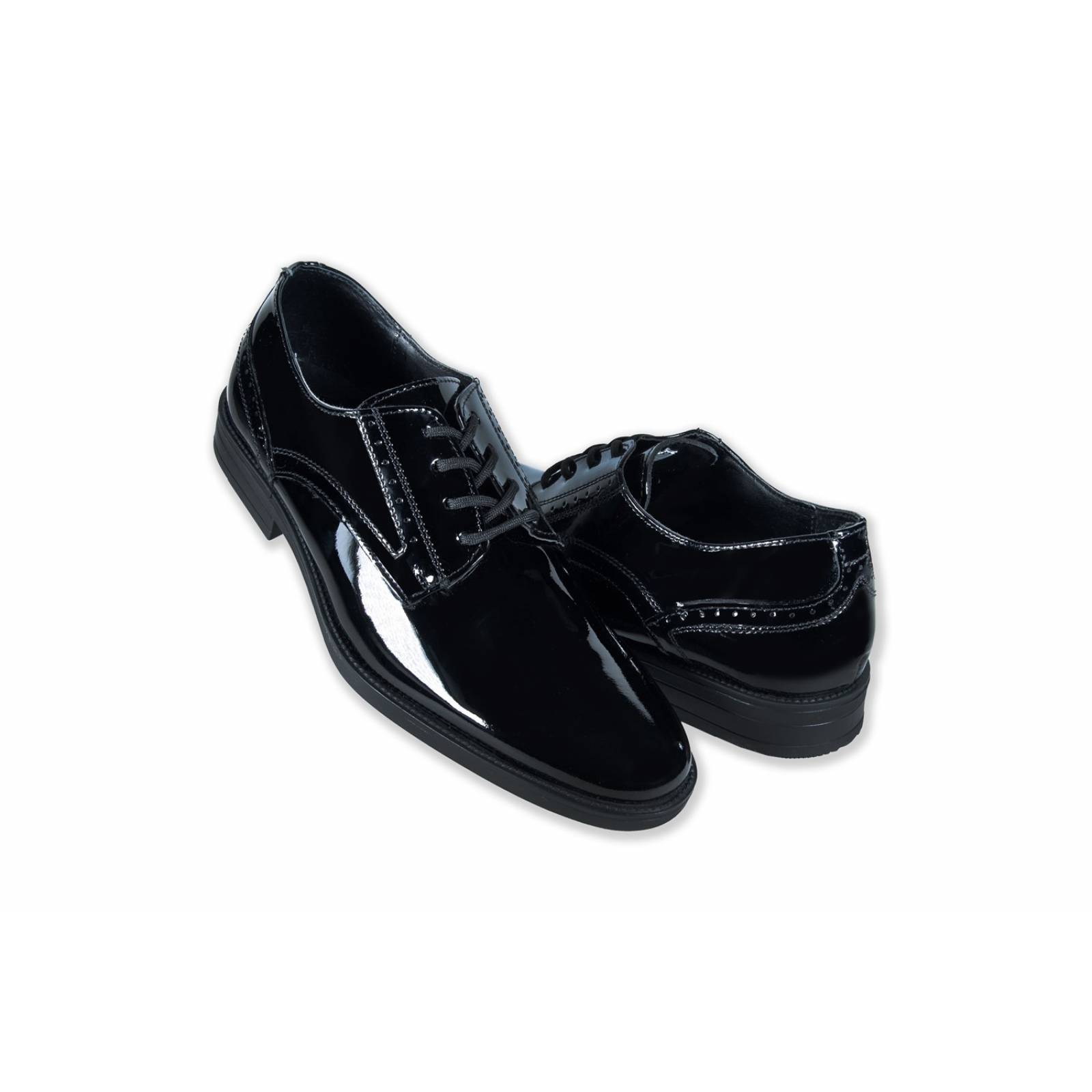 Zapato Caballero Christian 2700 Piel Charol Negro 25 al 30