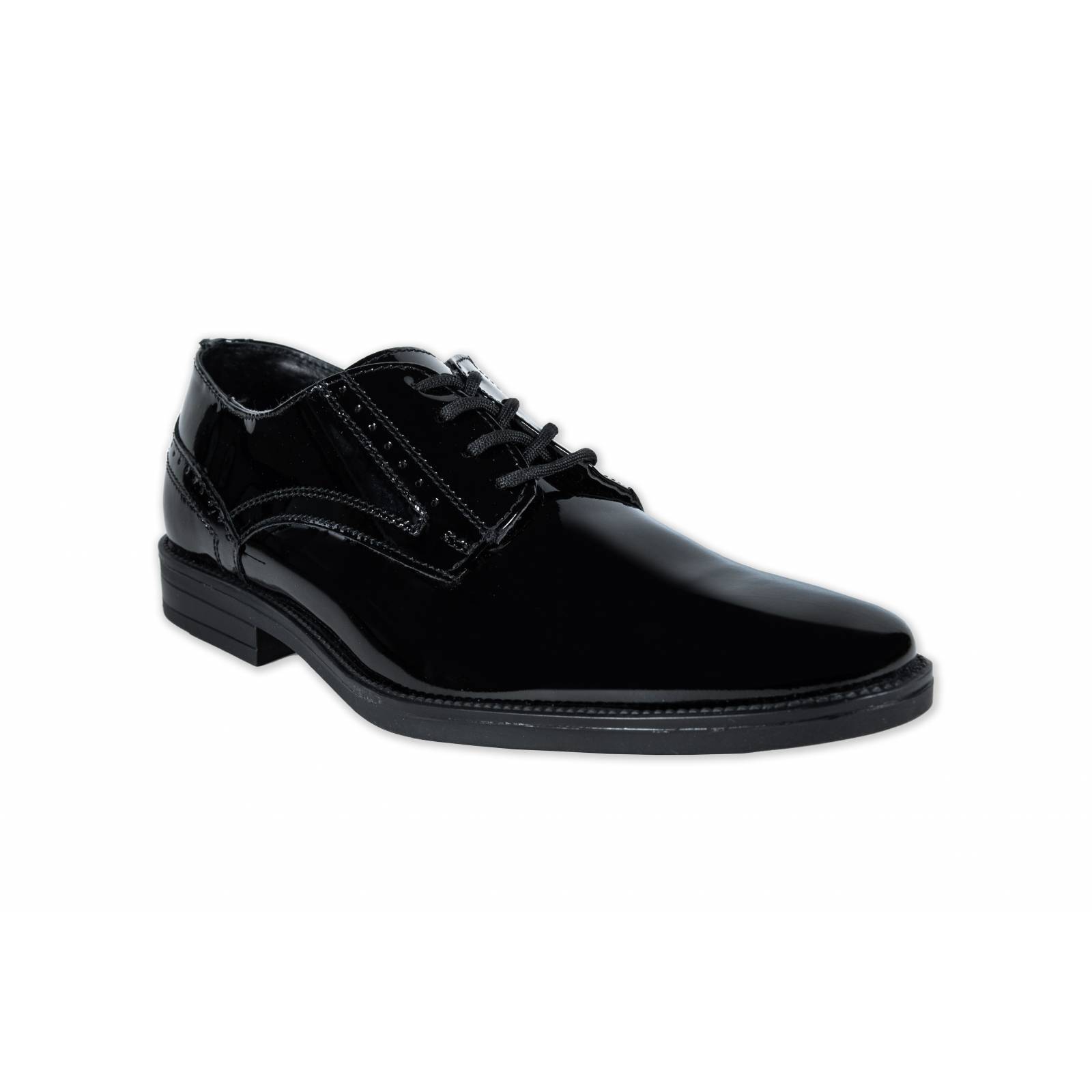 Zapato Caballero Christian 2700 Piel Charol Negro 25 al 30