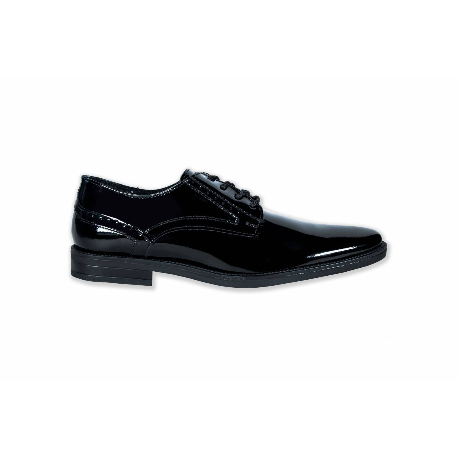 Zapato Caballero Christian 2700 Piel Charol Negro 25 al 30