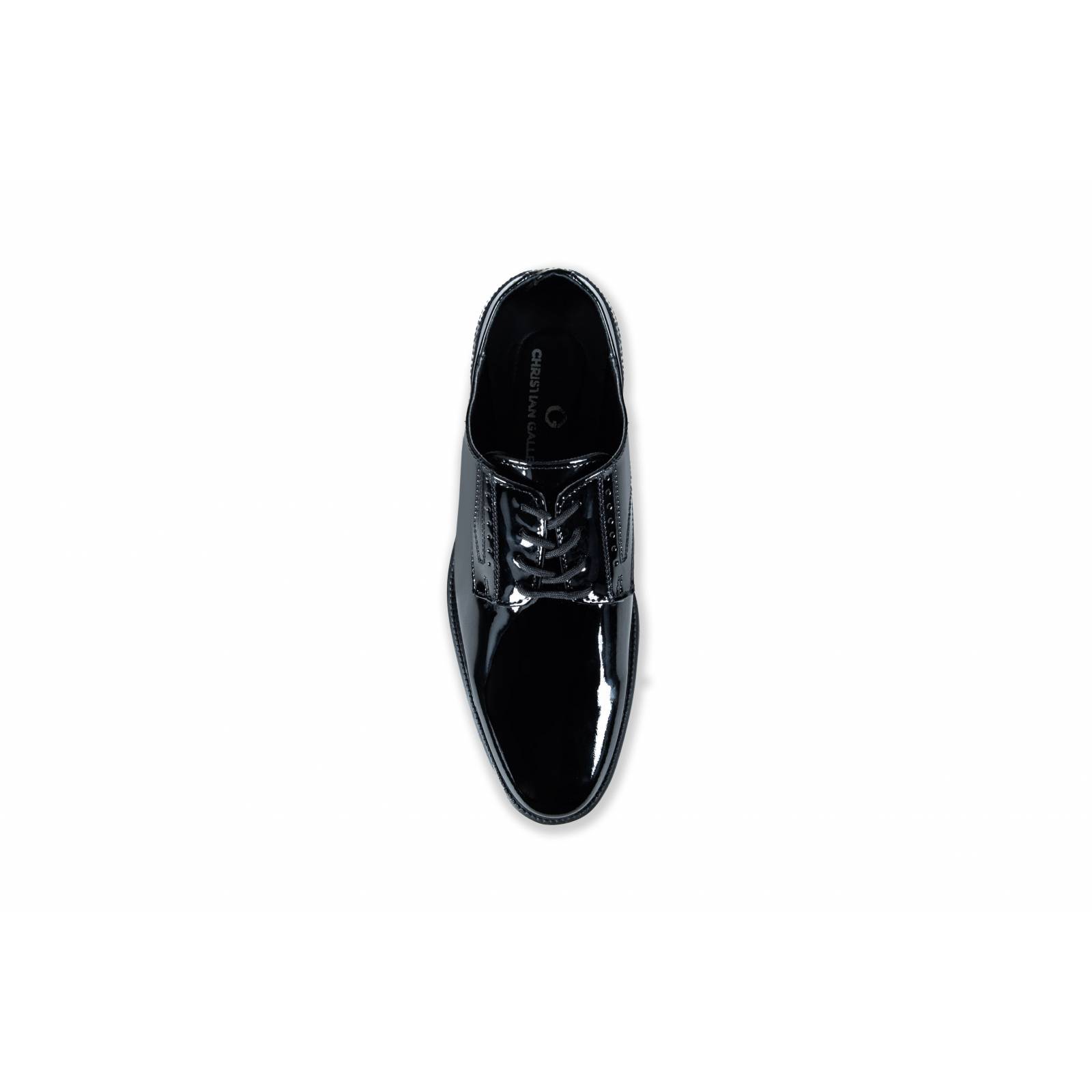 Zapato Caballero Christian 2700 Piel Charol Negro 25 al 30