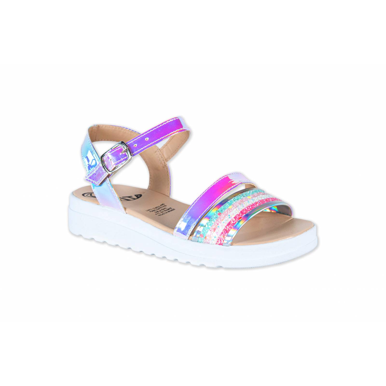 Sandalia Niña Dama Mancera 2207 Multicolor Moda Casual