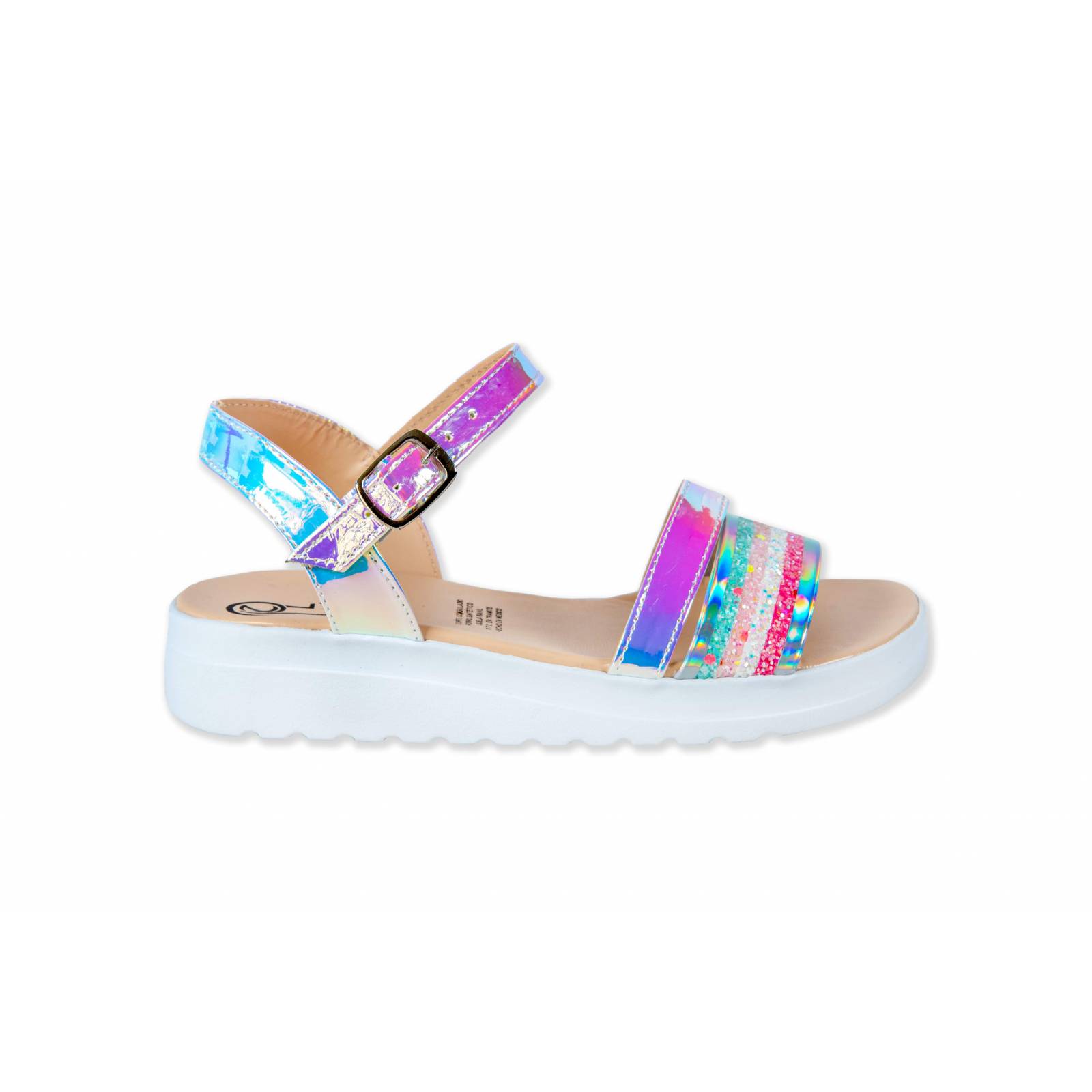 Sandalia Niña Dama Mancera 2207 Multicolor Moda Casual