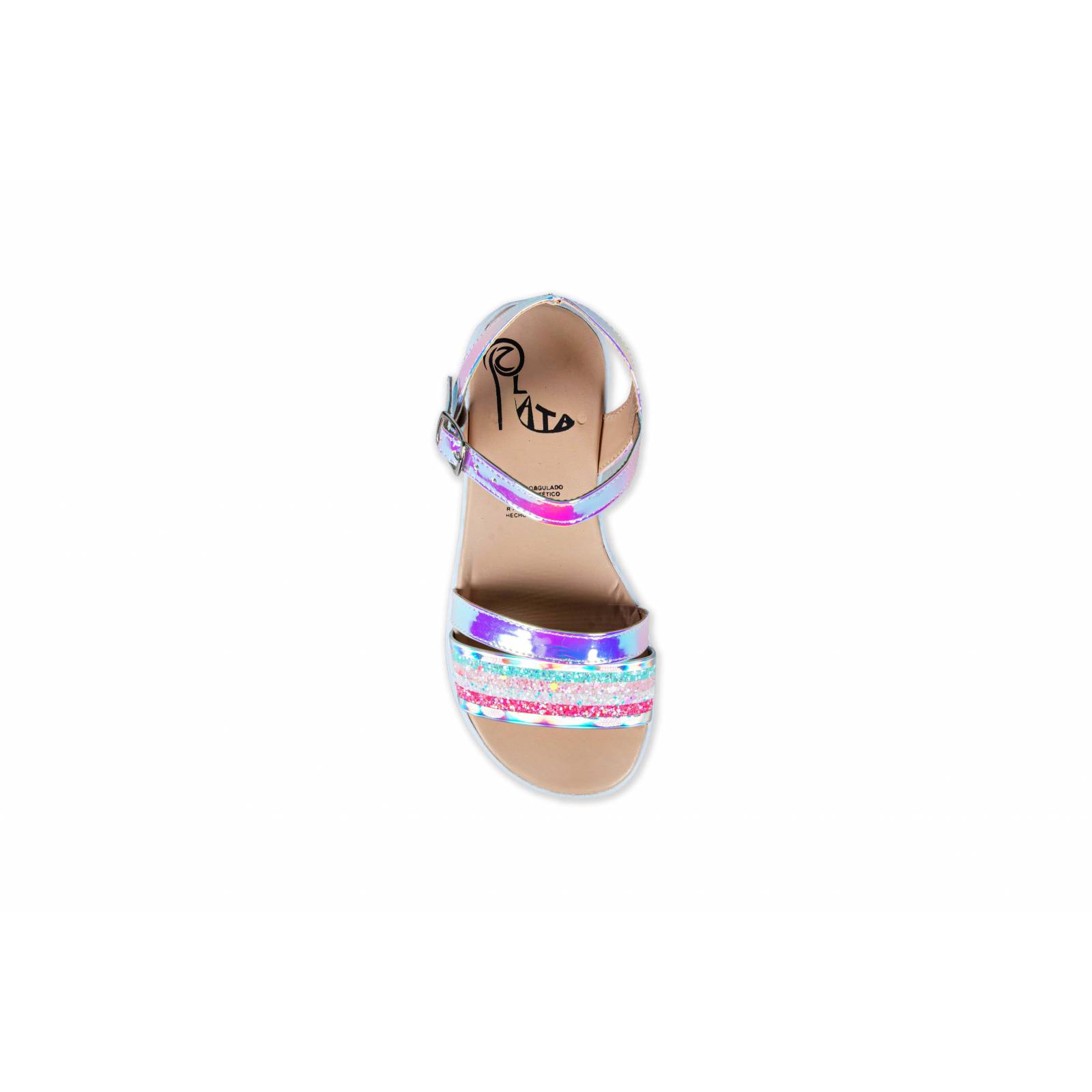 Sandalia Niña Dama Mancera 2207 Multicolor Moda Casual