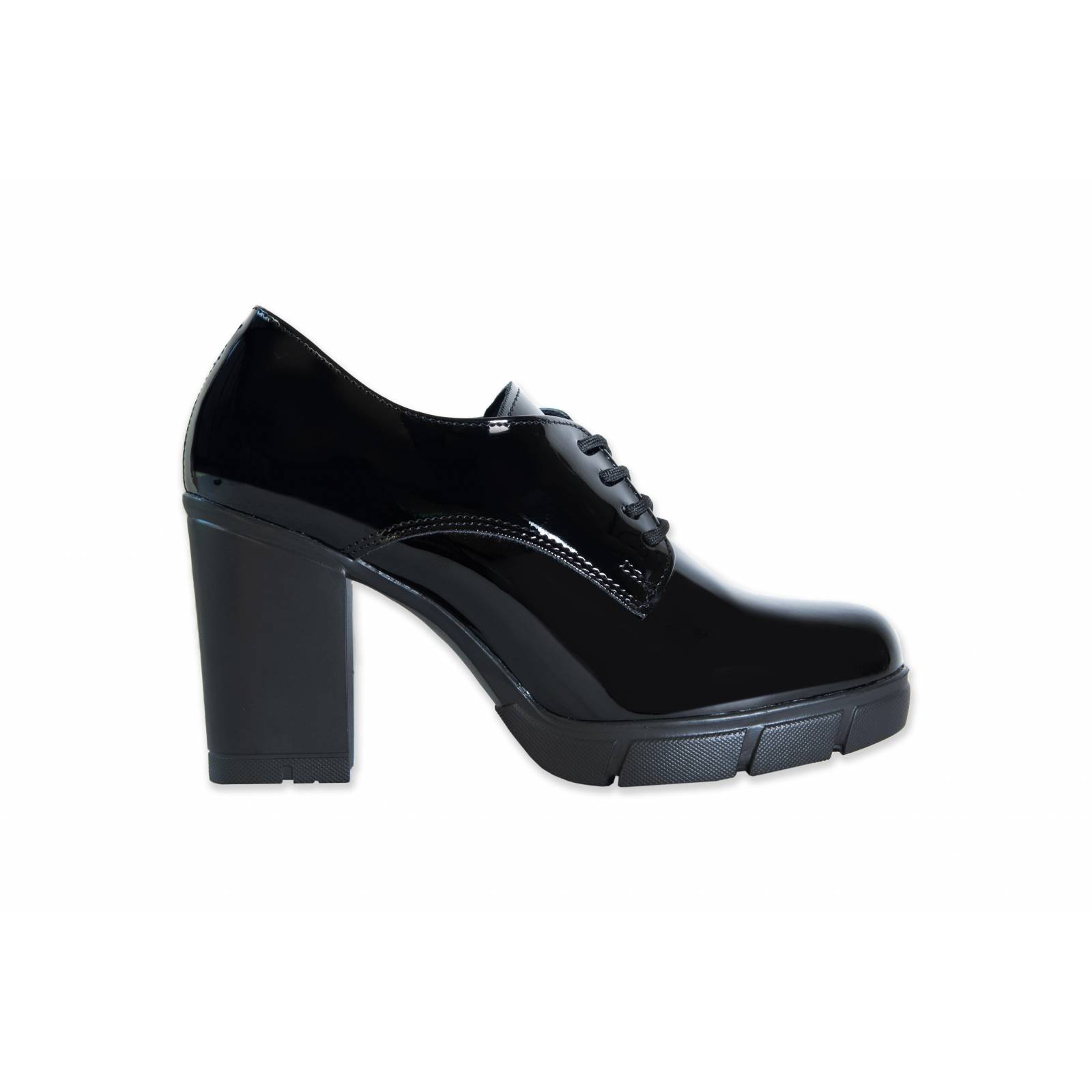 Zapato Tacón Dama Green Love 92020 Zapatilla Agujetas