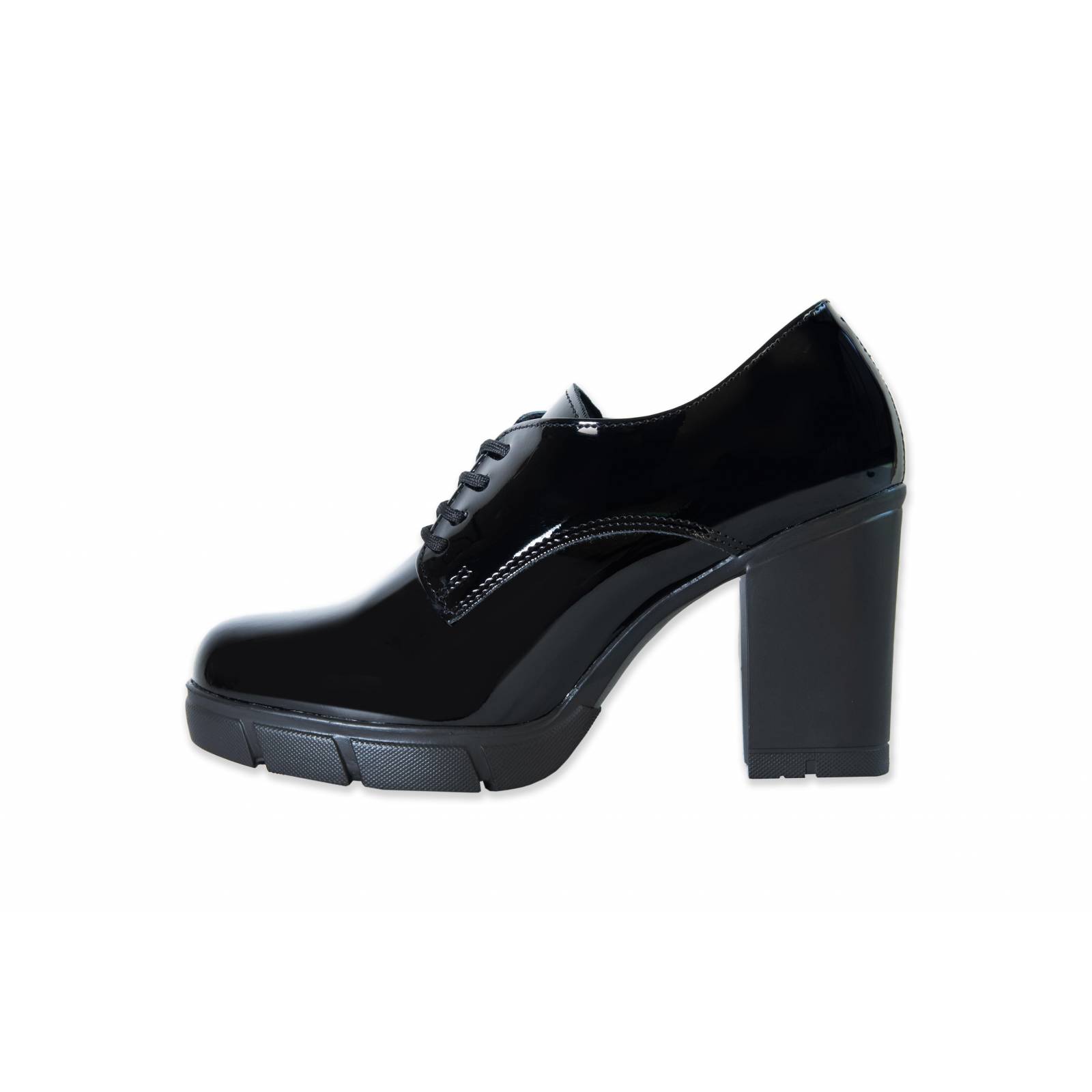 Zapato Tacón Dama Green Love 92020 Zapatilla Agujetas