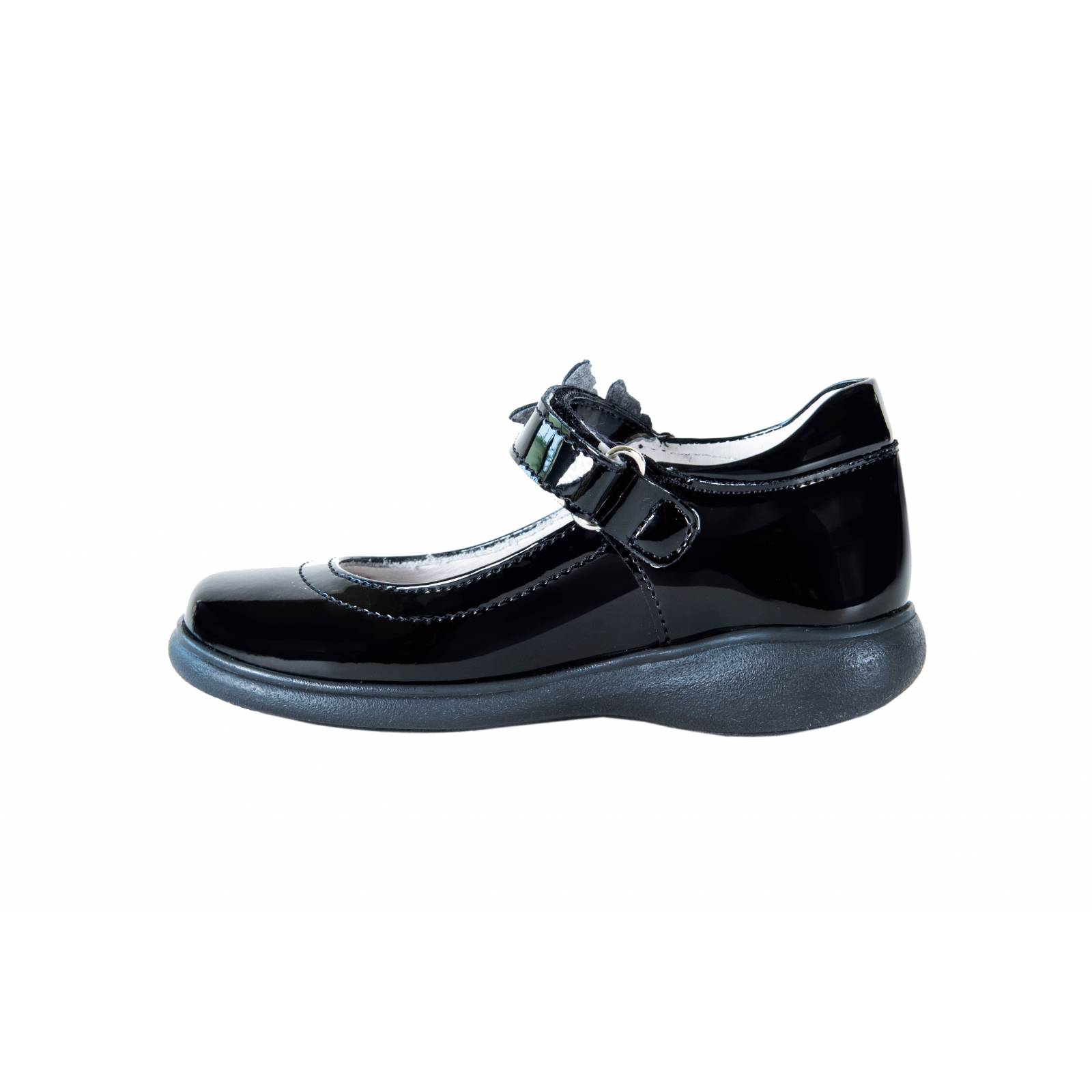 Zapato Escolar Karsten 18801 Charol Negro Cómodo Ligero (18.0 - 21.5)