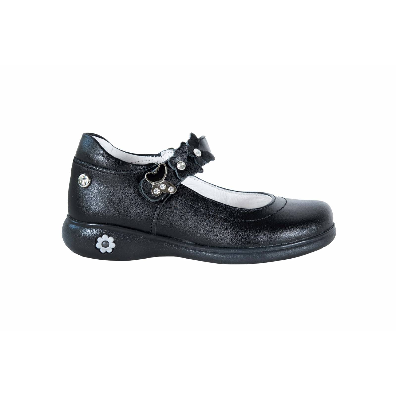 Zapato Niña Karsten 18801 Piel Negro Escolar Cómodo (18.0 - 21.5)