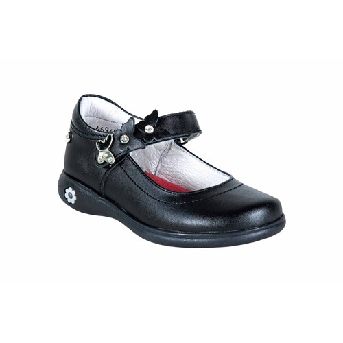 Zapato Niña Karsten 18801 Piel Negro Escolar Cómodo (15.0 - 17.5)