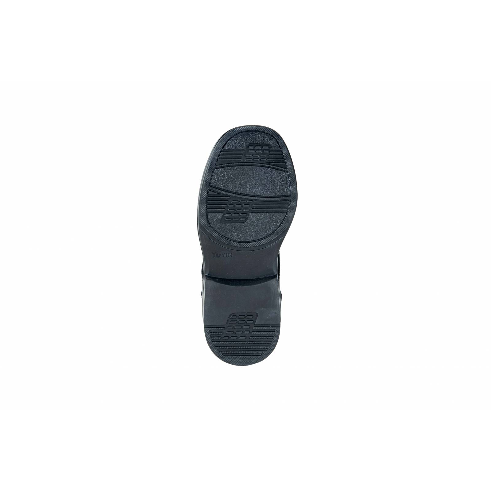 Zapato Niño Yuyin 20171 Piel Negro Escolar Agujetas Vestir (15.0 - 17.5)