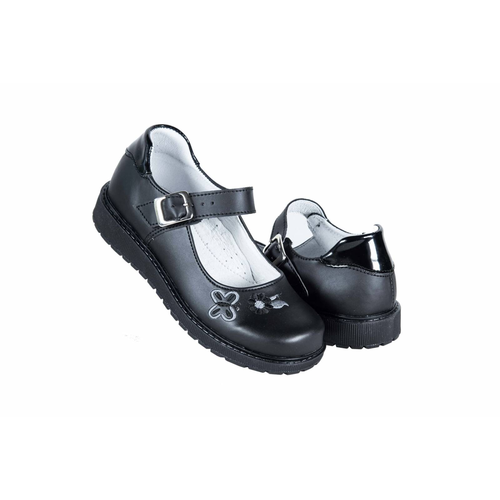 Zapato Niña Dominiq 656 Negro Escolar Regreso a Clases (15.0 - 17.5)