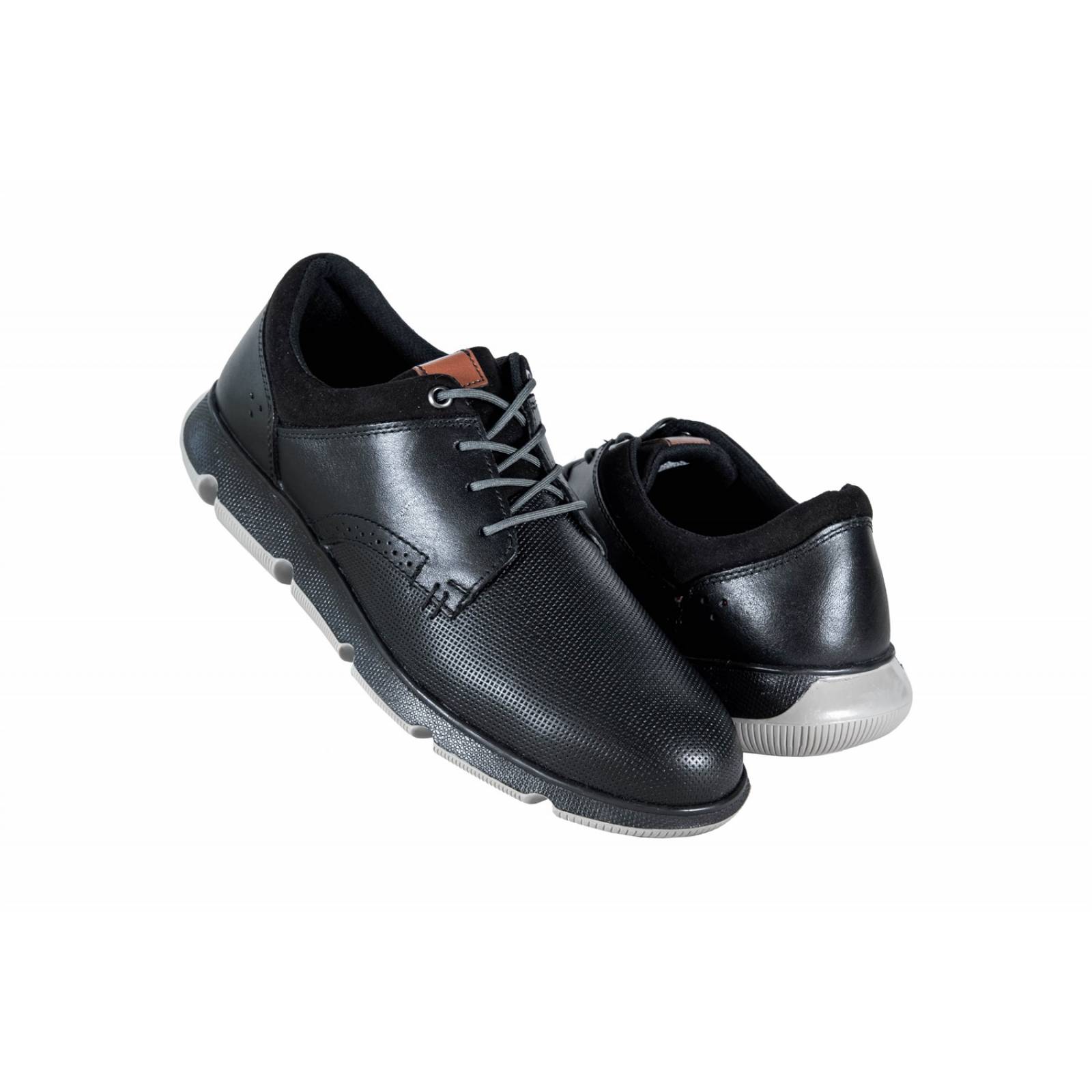 Zapato Caballero Triples 36070 Piel Negro Moda Casual 25-30