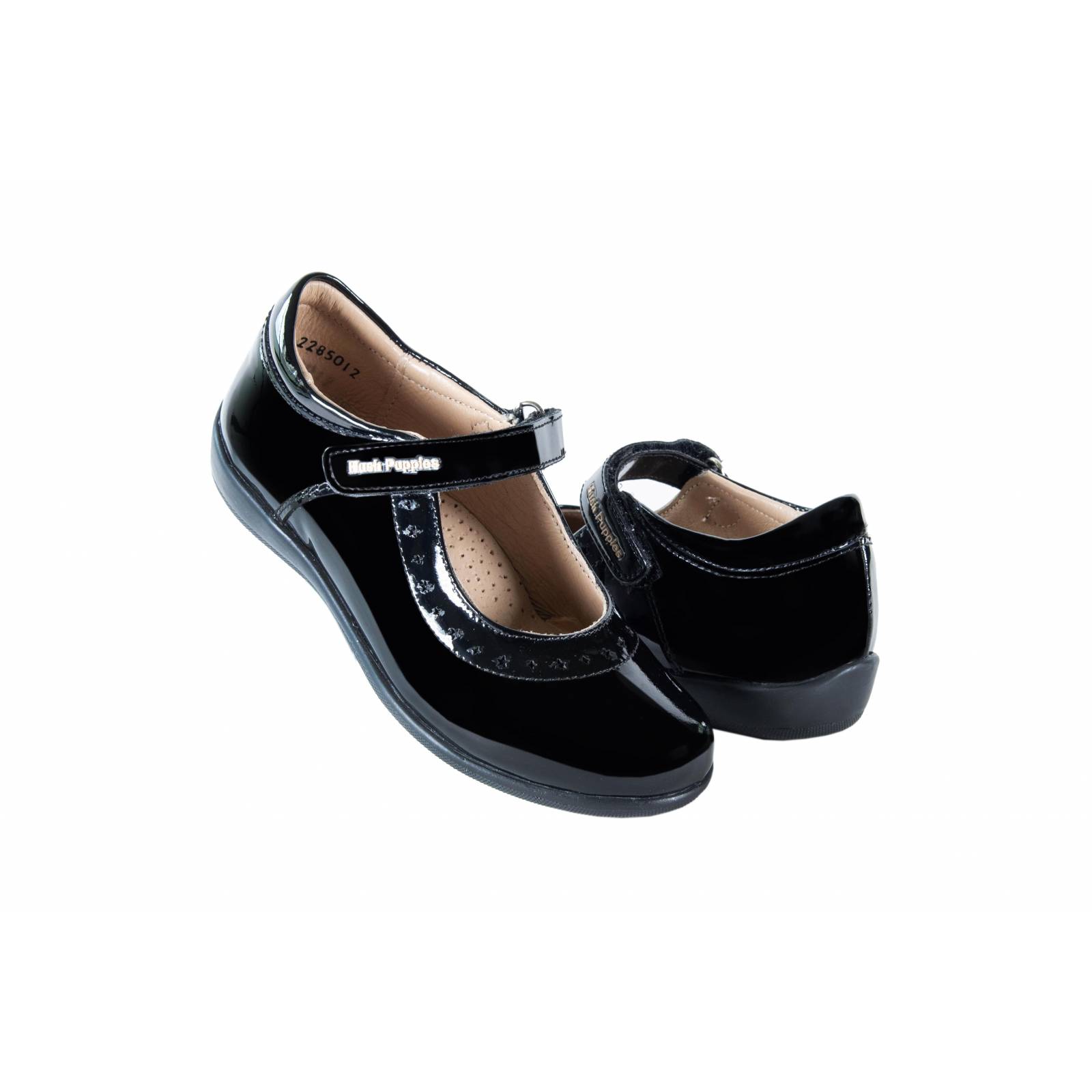 Zapato Niña Hush Puppies 1164 Piel Negro Escolar