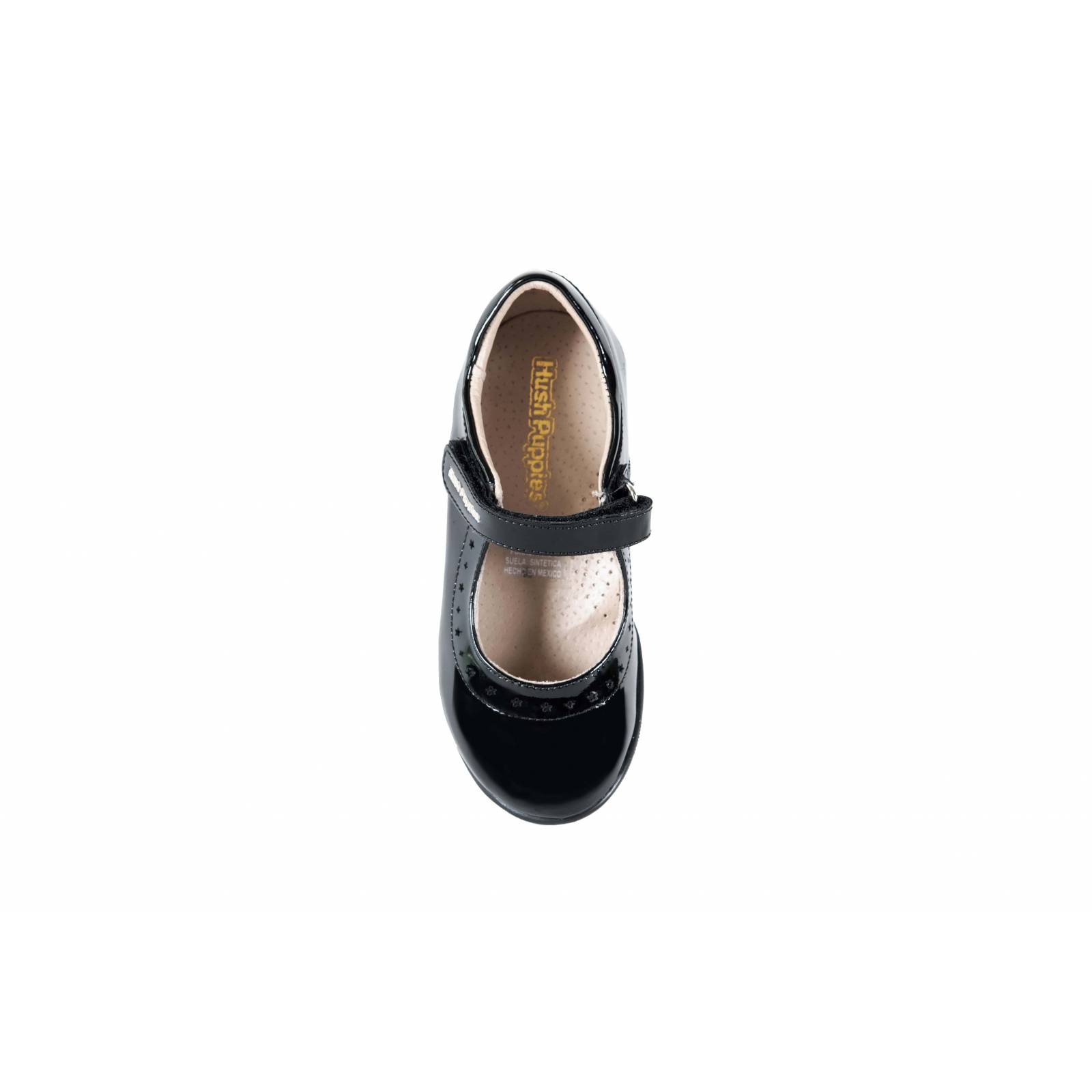 Zapato Niña Hush Puppies 1164 Piel Negro Escolar