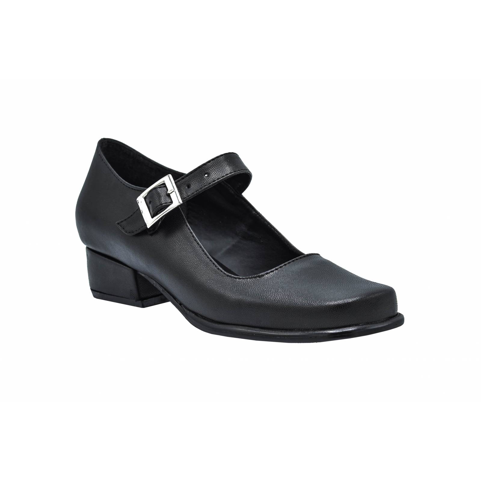 Zapato Escolta Mancera 629 Negro Tacón Escolar