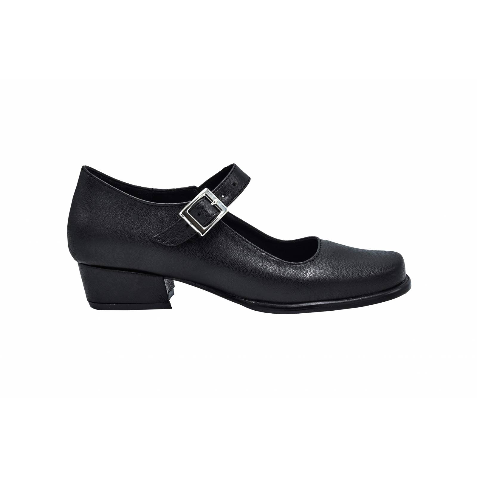 Zapato Escolta Mancera 629 Negro Tacón Escolar