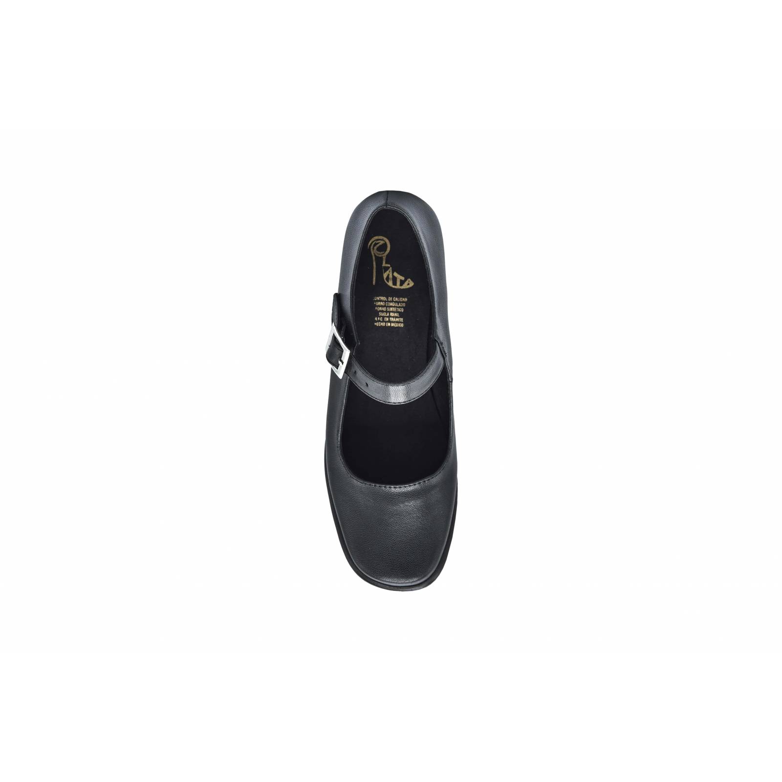 Zapato Escolta Mancera 629 Negro Tacón Escolar