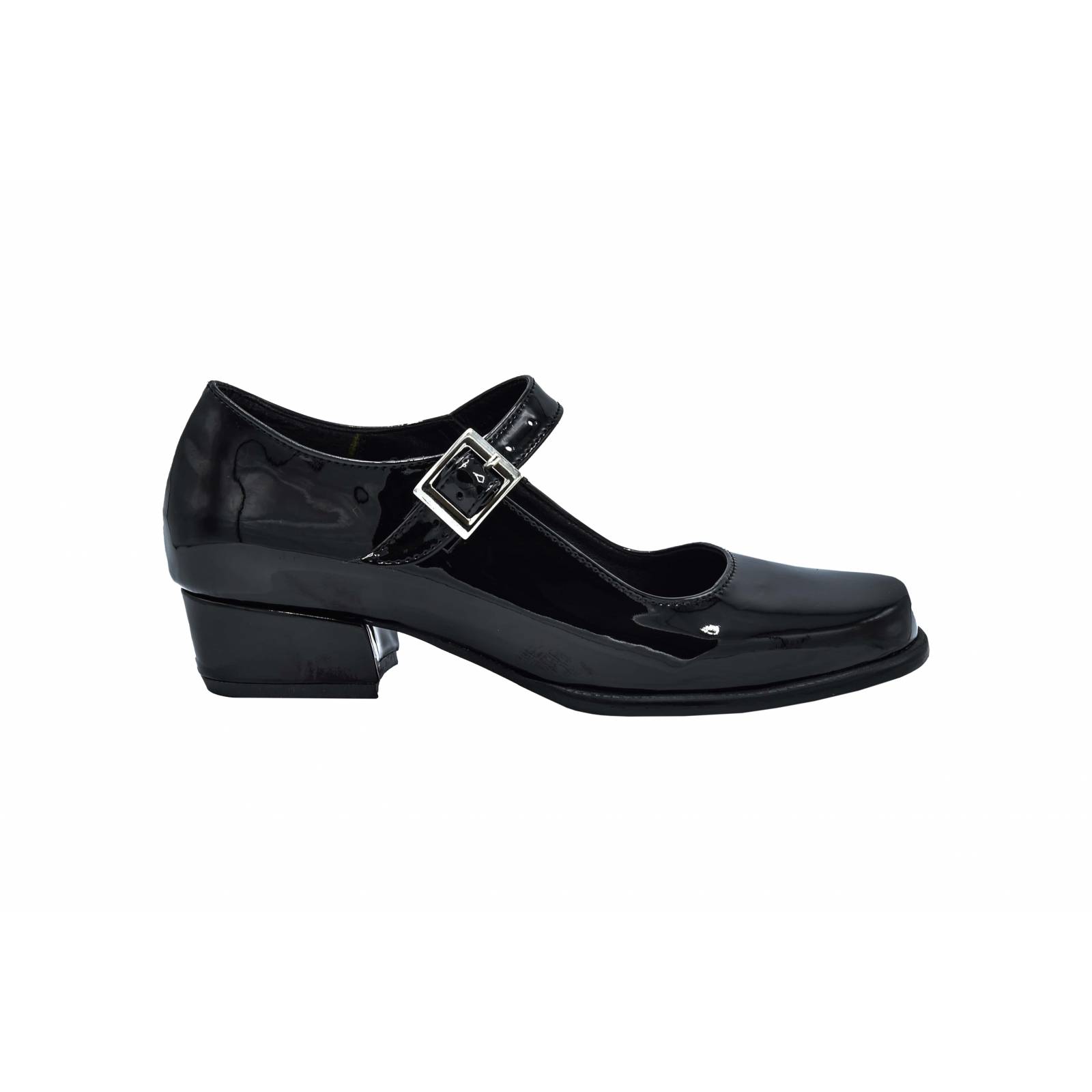 Zapato Escolta Mancera 629 Negro Tacón Escolar