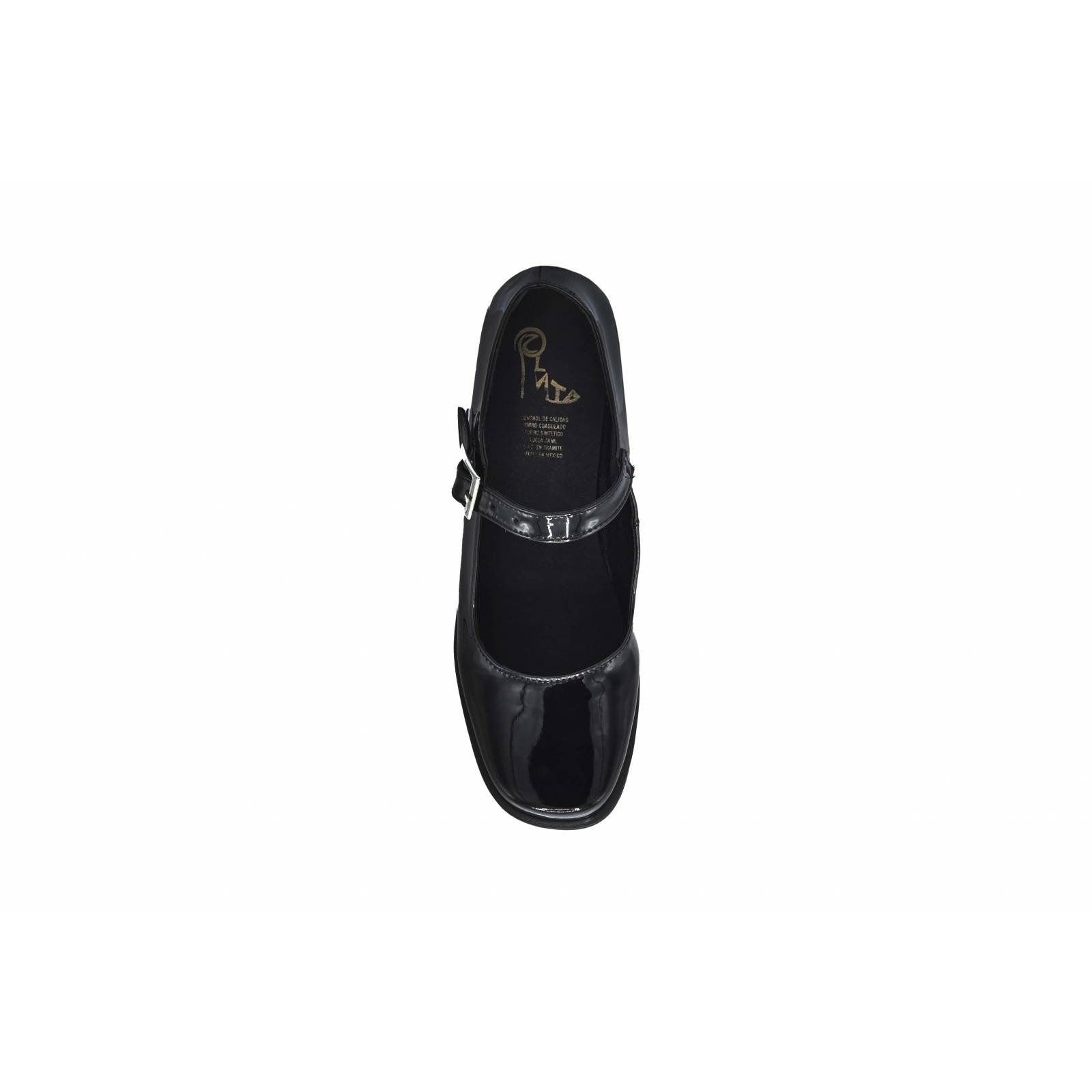 Zapato Escolta Mancera 629 Negro Tacón Escolar