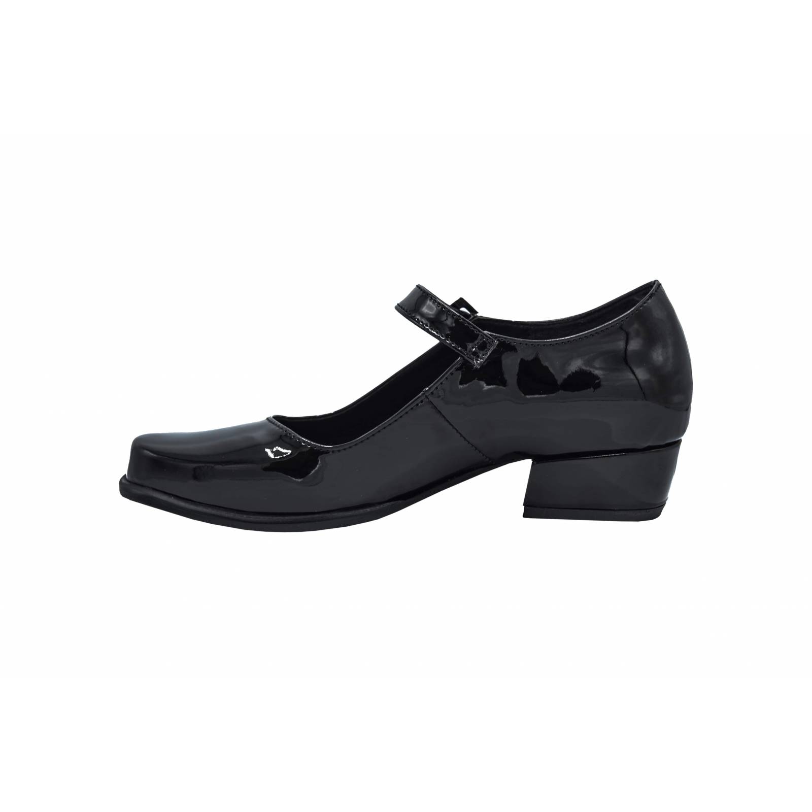 Zapato Escolta Mancera 629 Negro Tacón Escolar