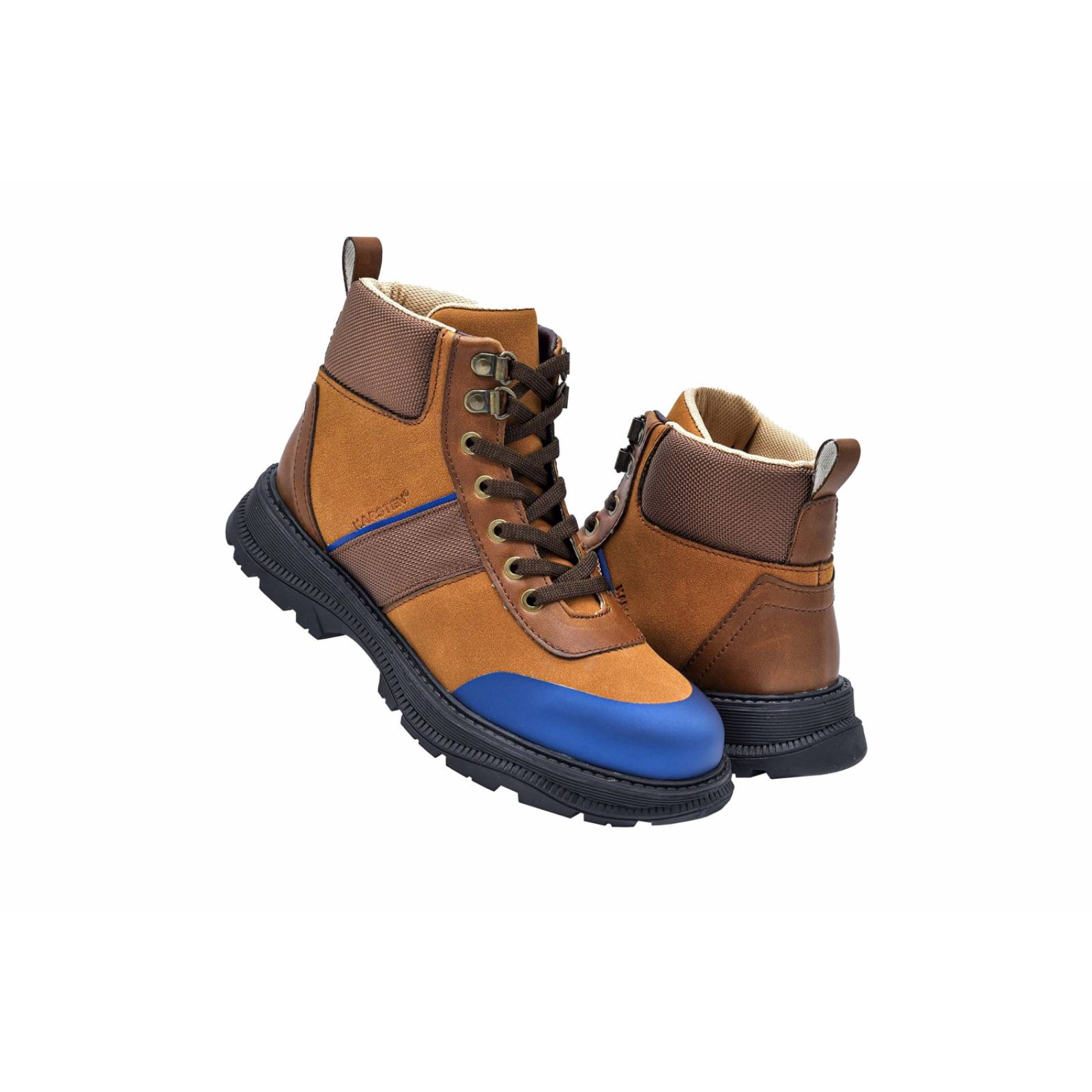 Bota Niño Karsten 96901 Café Moda Casual Vestir Montaña (18.0 - 21.5)