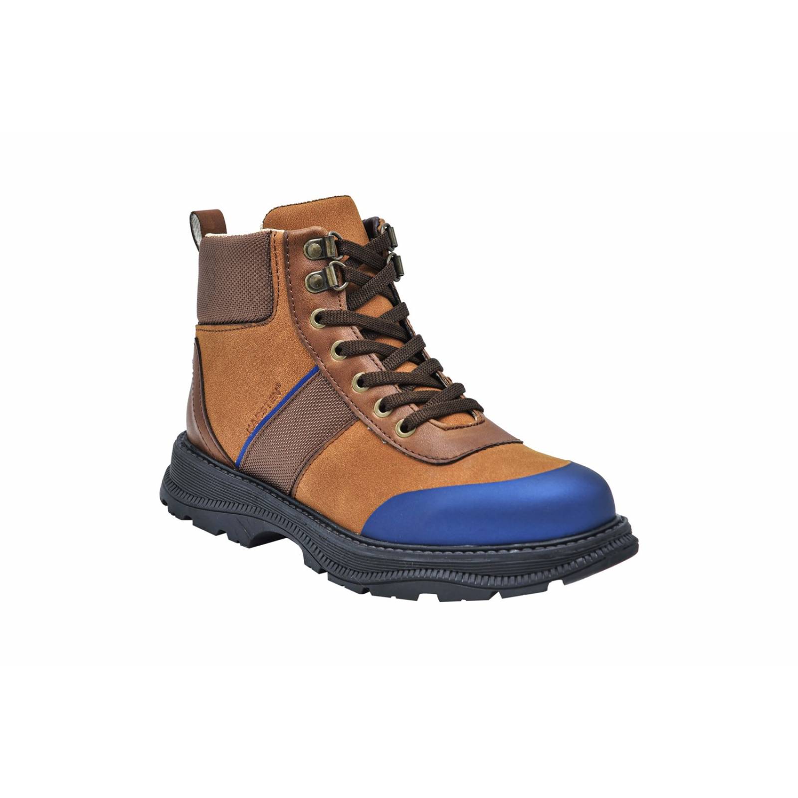 Bota Niño Karsten 96901 Café Moda Casual Vestir Montaña (18.0 - 21.5)