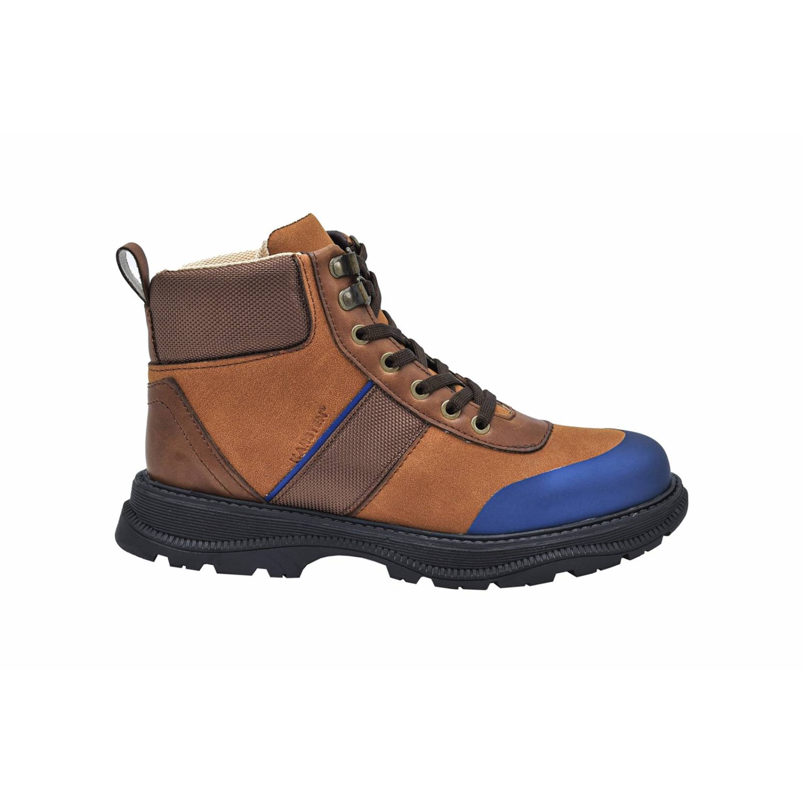 Bota Niño Karsten 96901 Café Moda Casual Vestir Montaña (18.0 - 21.5)