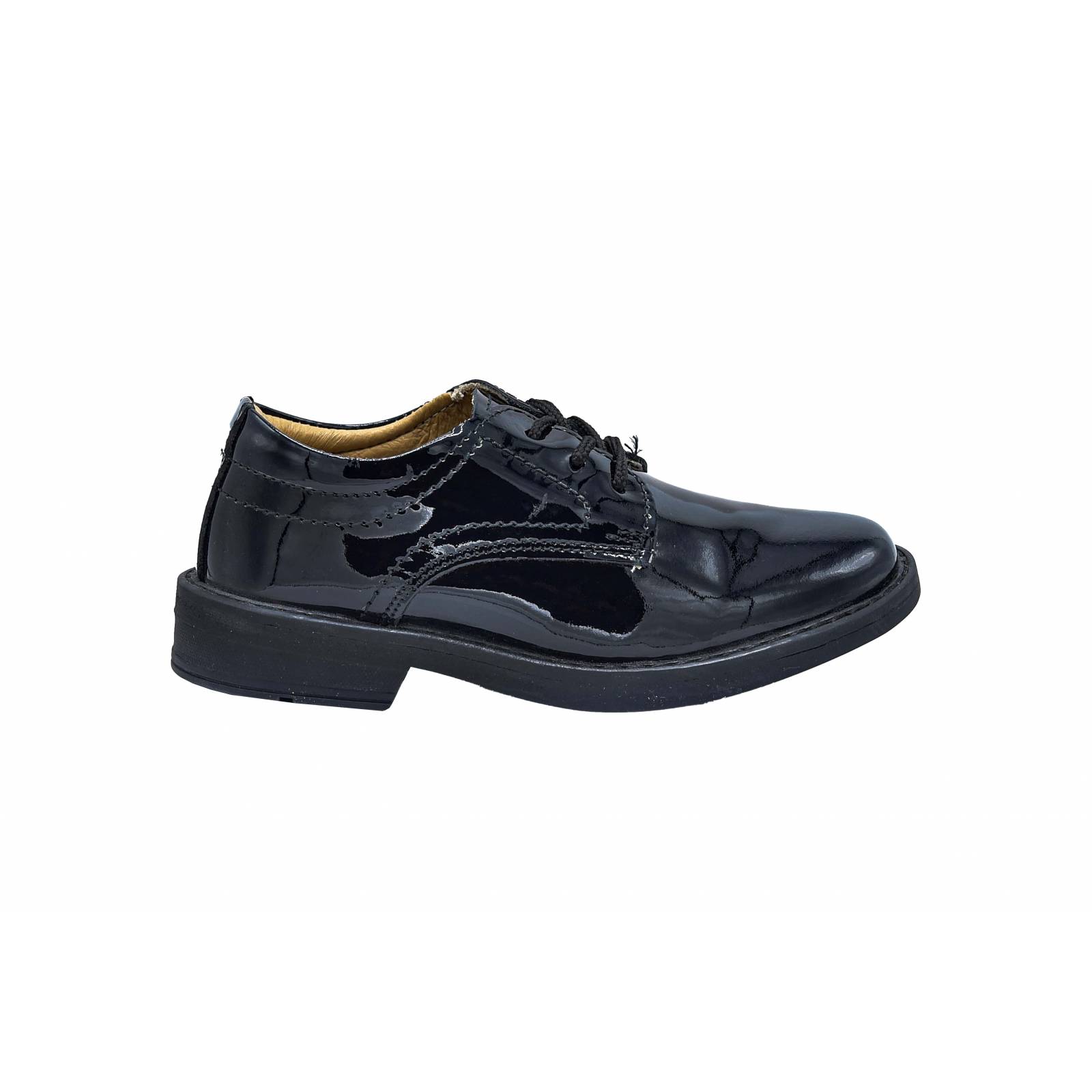 Zapato Niño Cachorro 5593 Piel Charol Vestir Escolar 