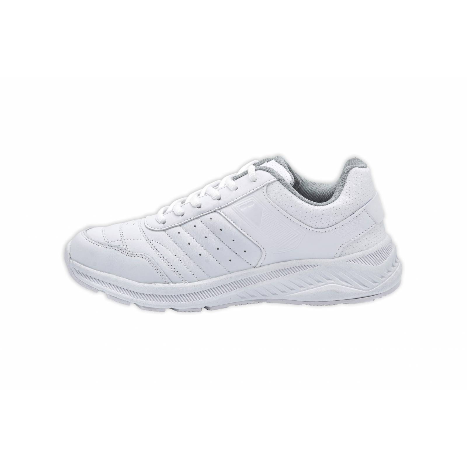 Tenis Unisex Court 2957 Piel Blanco Escolar Deportivo