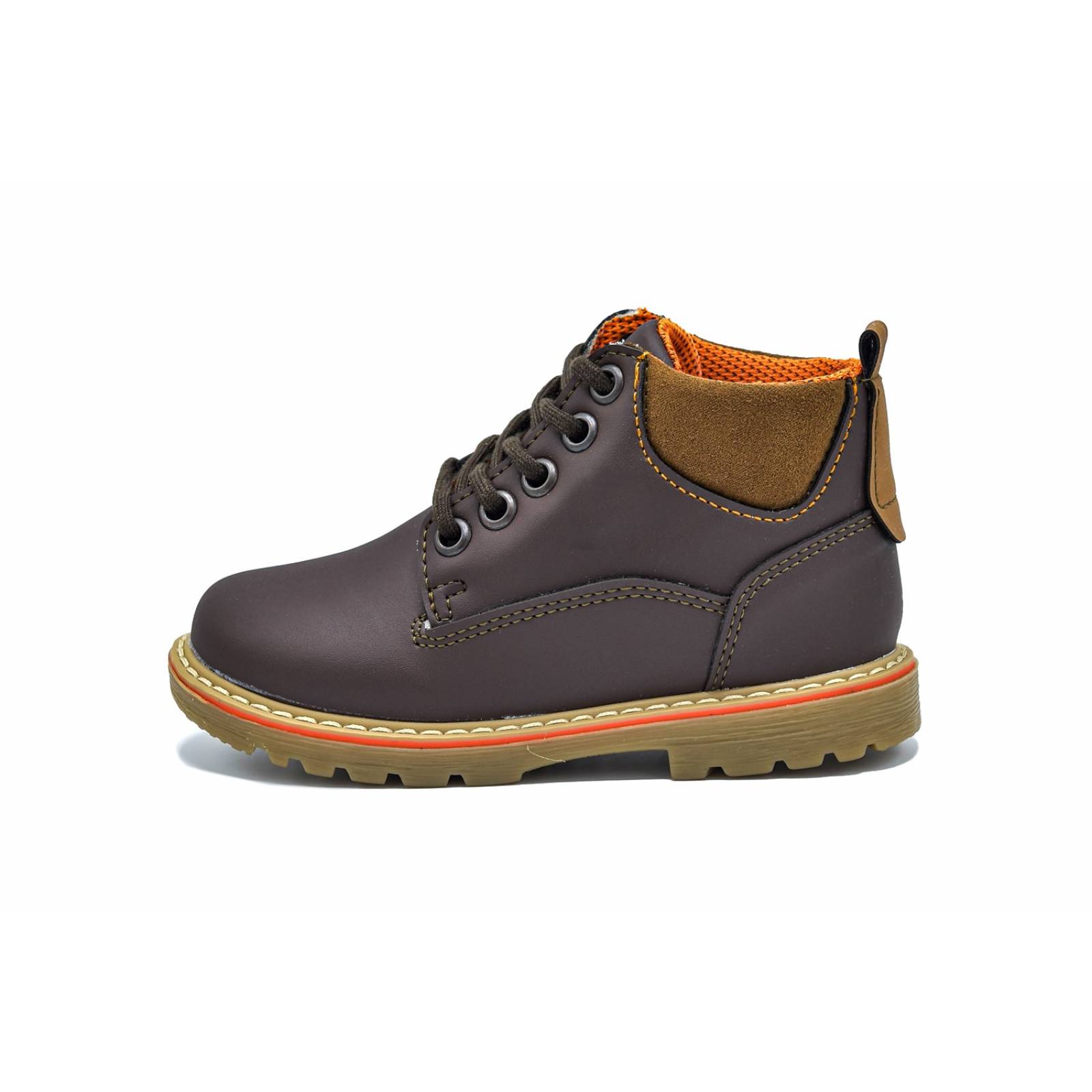 Zapato Bota Niño Lucho 356 Cafe Moda Casual (12.0 - 14.5)