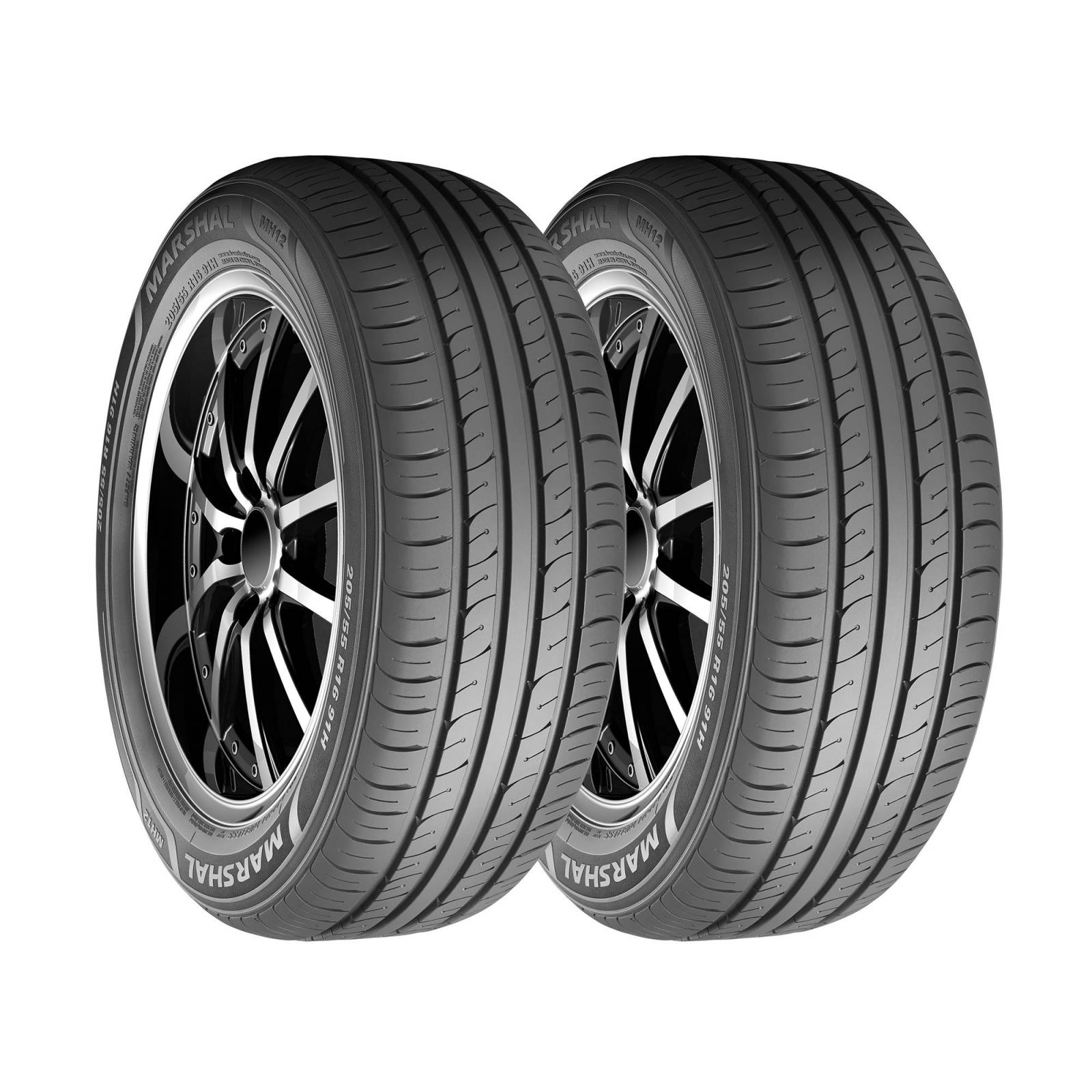 Paquete De 2 Llantas 175/65R15 Marshal Mh12 84H