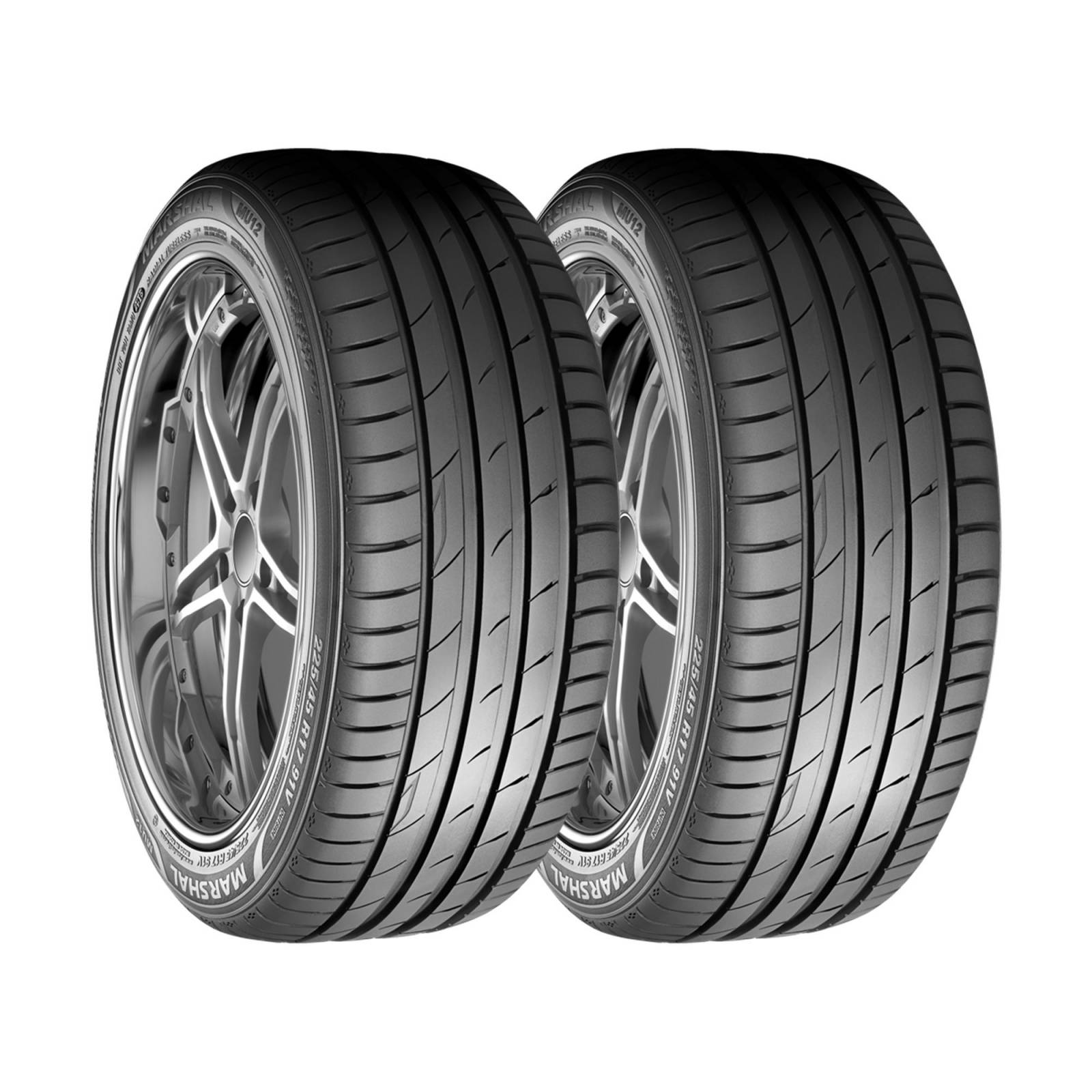 Paquete De 2 Llantas 215/45R17 Marshal Mu12 87W