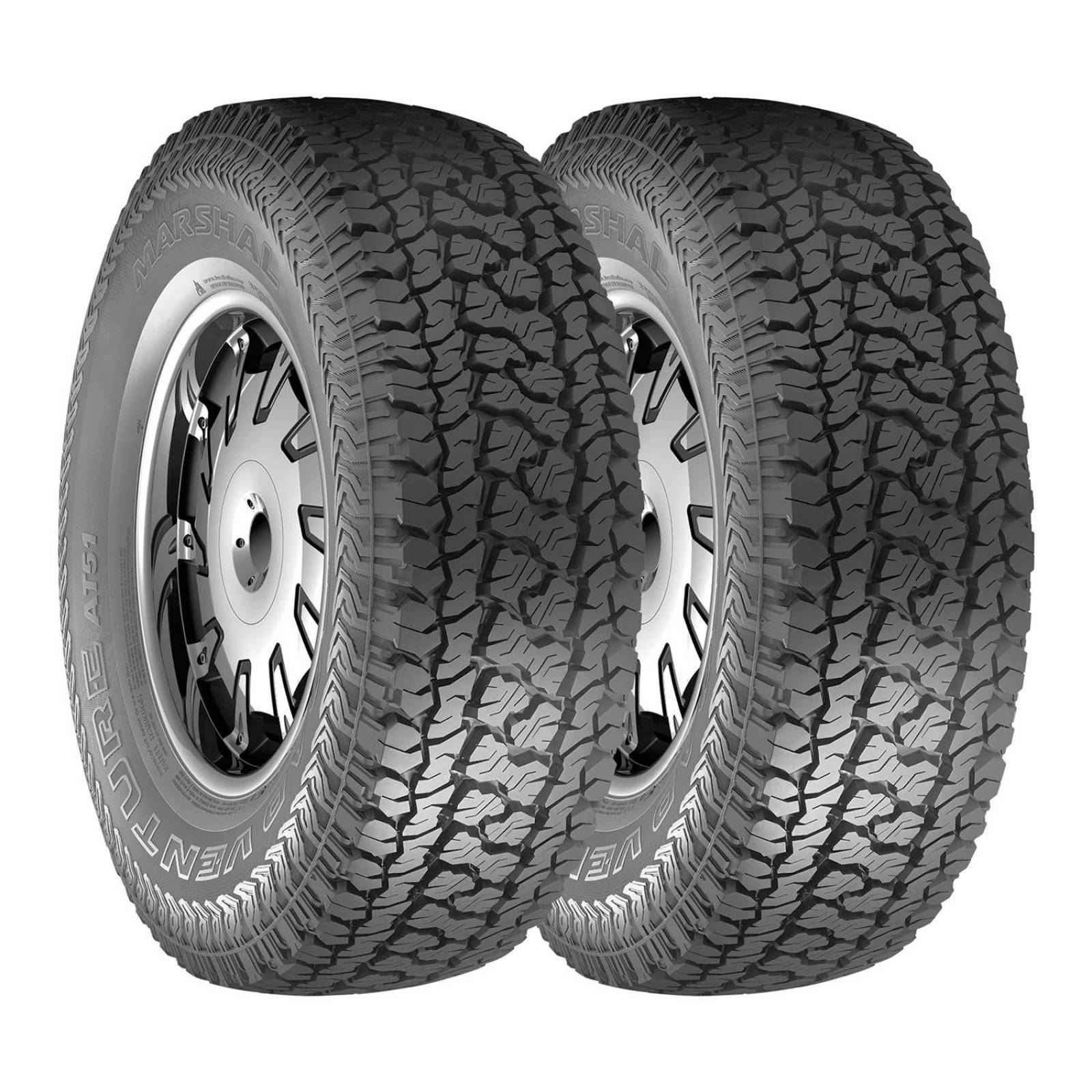 Paquete De 2 Llantas 27X8.50R14 Marshal Road Venture At51 LT 8C 101R 