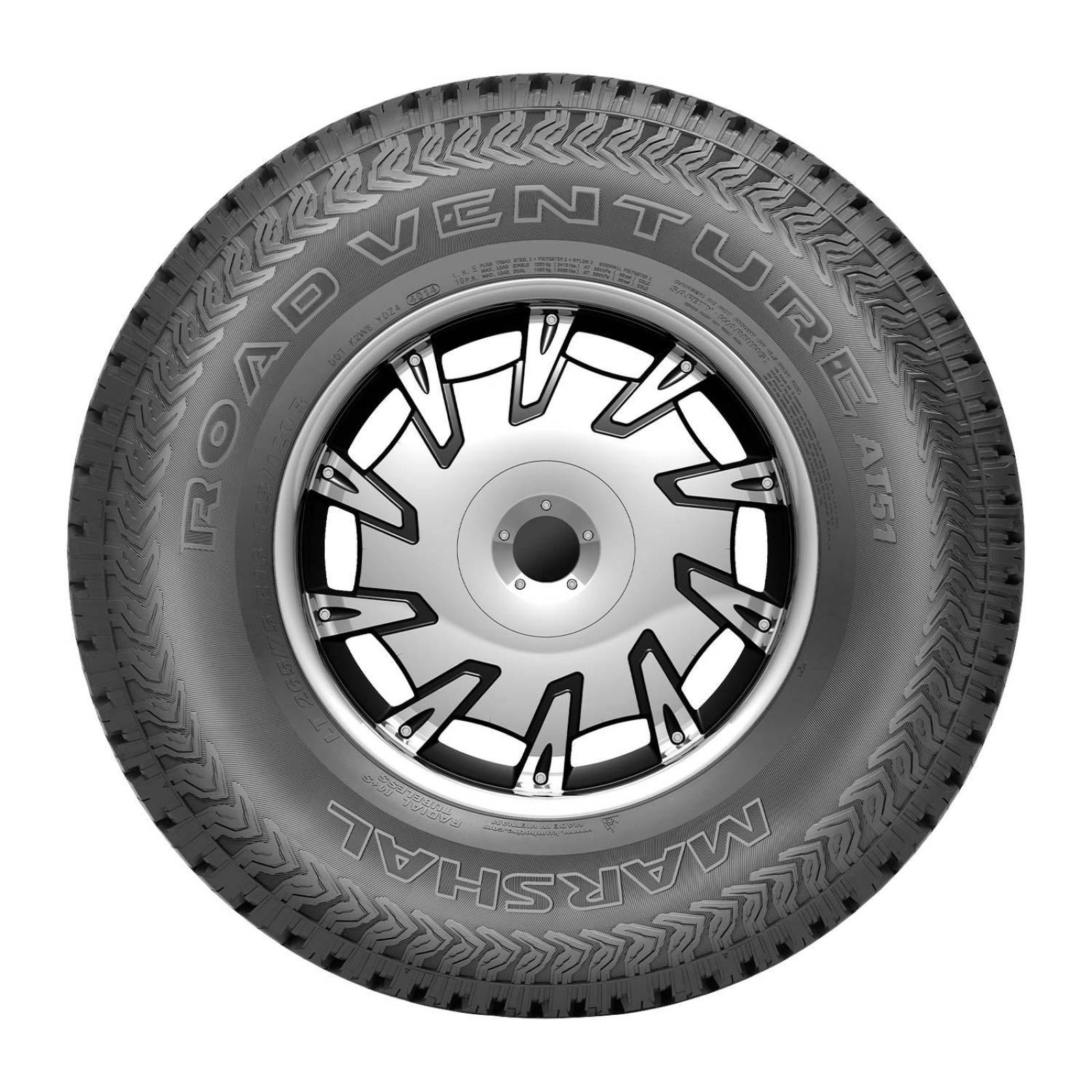 Paquete De 2 Llantas 27X8.50R14 Marshal Road Venture At51 LT 8C 101R 
