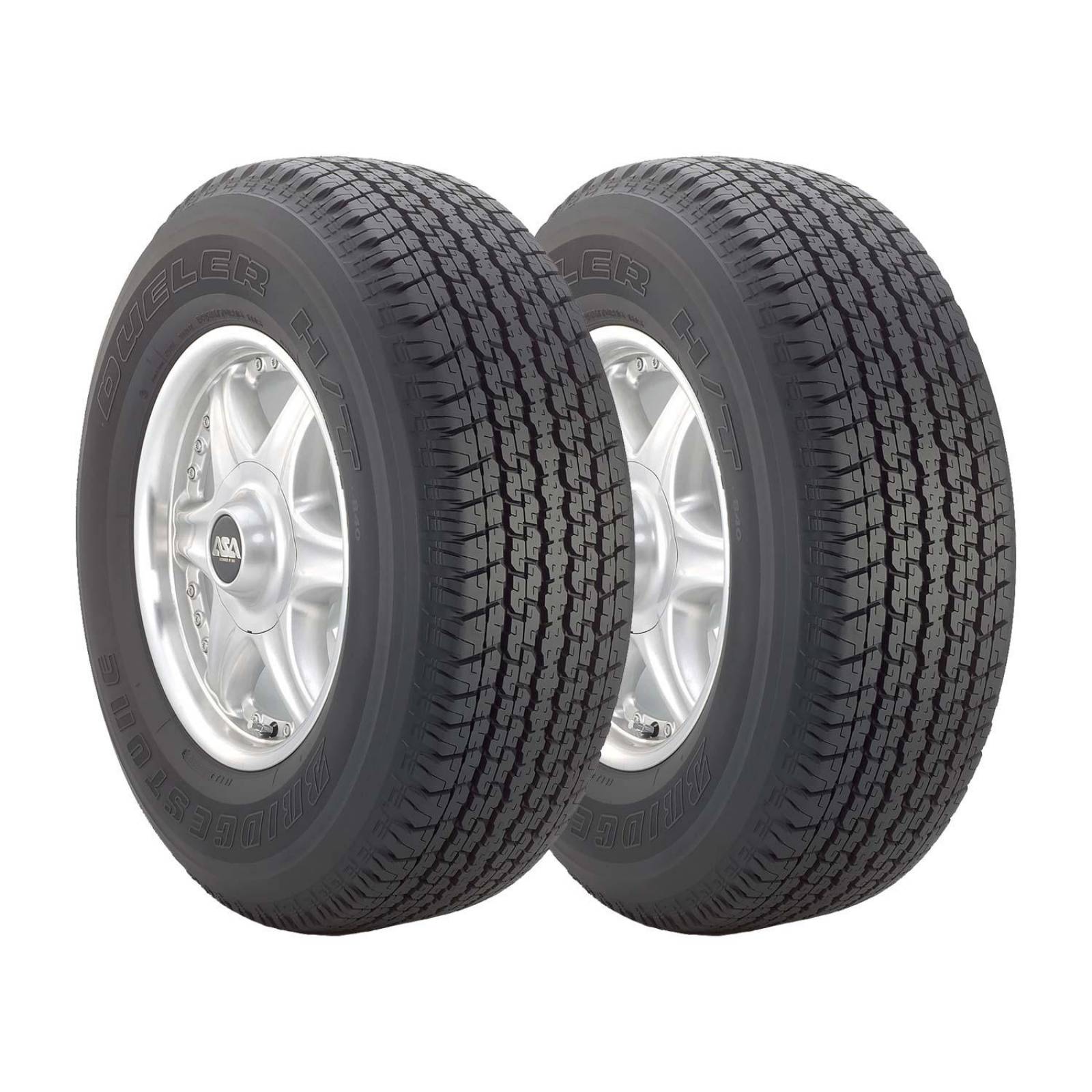 Paquete De 2 Llantas 205R16C Bridgestone Dueler H/T 840 Carga 110/108R OE 