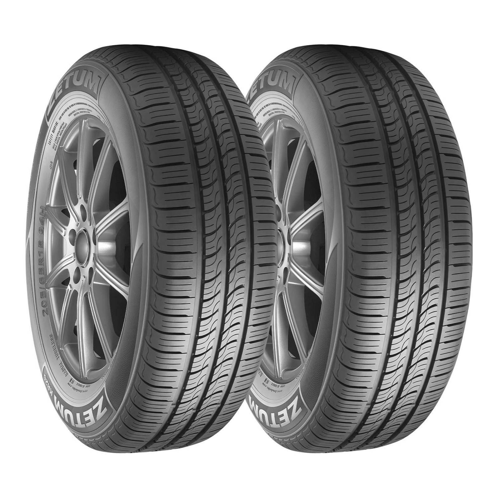 Paquete De 2 Llantas 185/60R15 Zetum Kr26 84H 