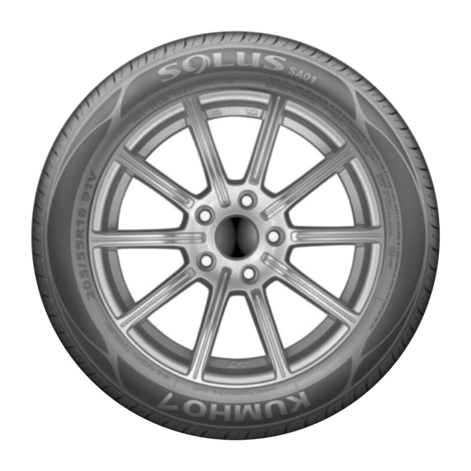 Llanta 205/65 R16 Kumho Solus Sa01 Kh32 95H OE 