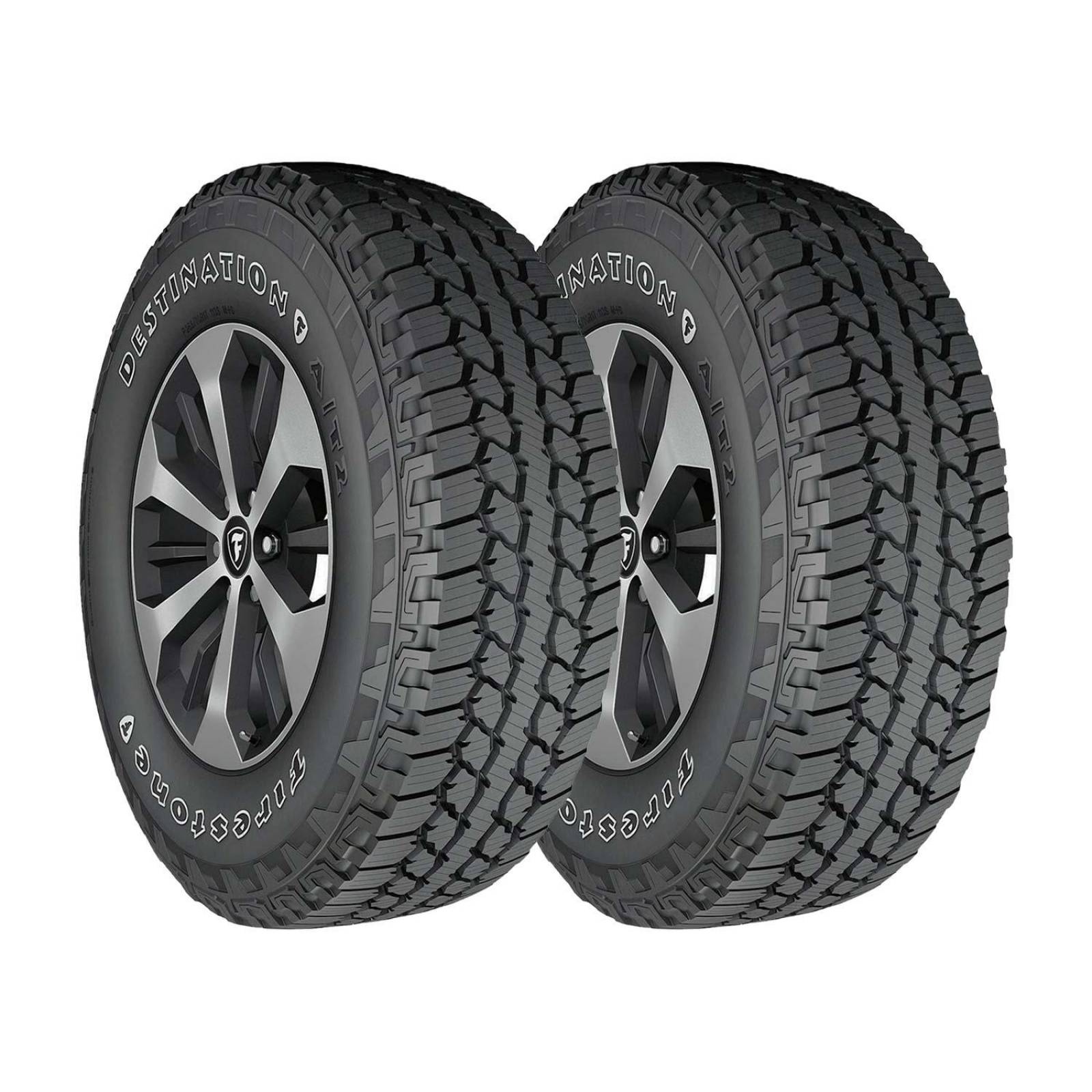 Paquete De 2 Llantas 265/65R17 Firestone Destination At2 110S 