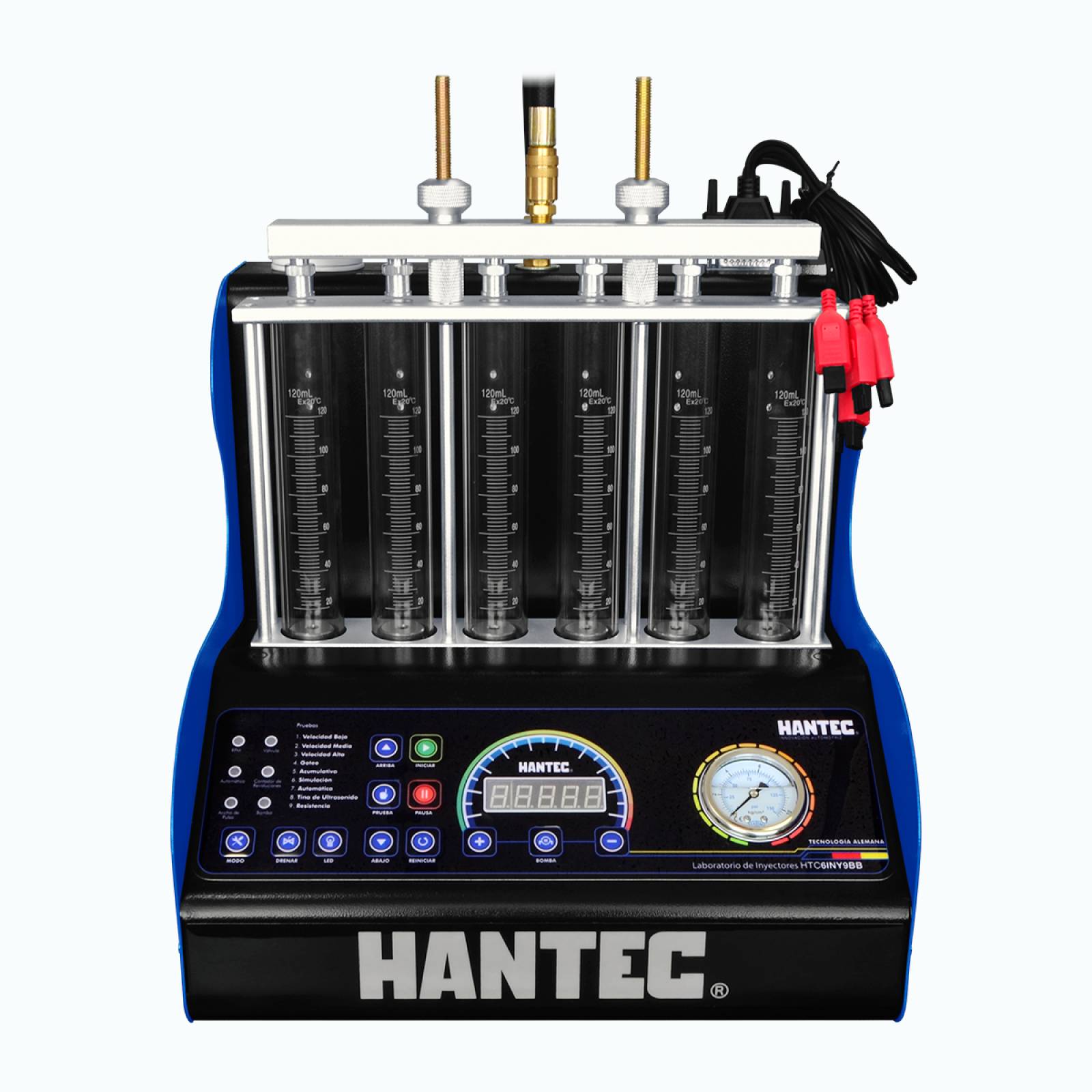 Laboratorio Inyectores 6 Probetas Hantec Automatico