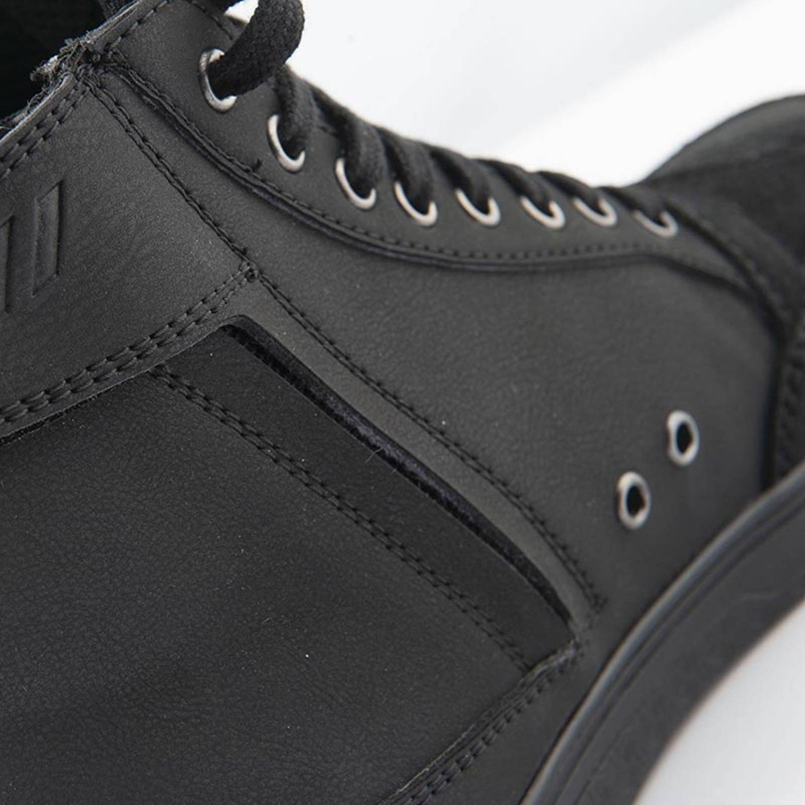 Bota Corta Joe Rocket Mission Moto Shoe Tennis Negros 