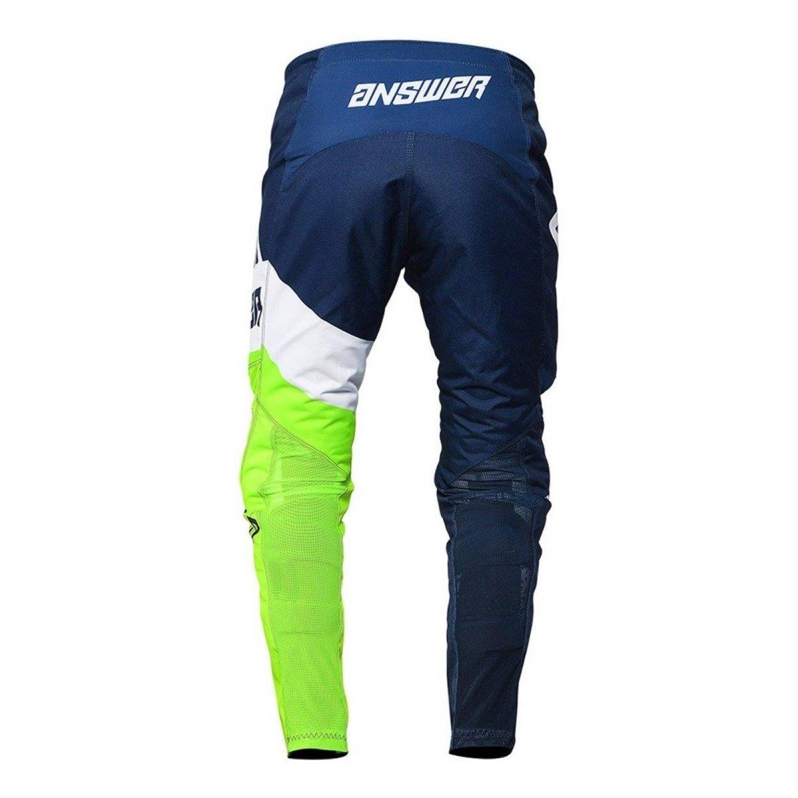 Pantalón Answer Syncron Voyd Midnight / White Moto Cross Mx 