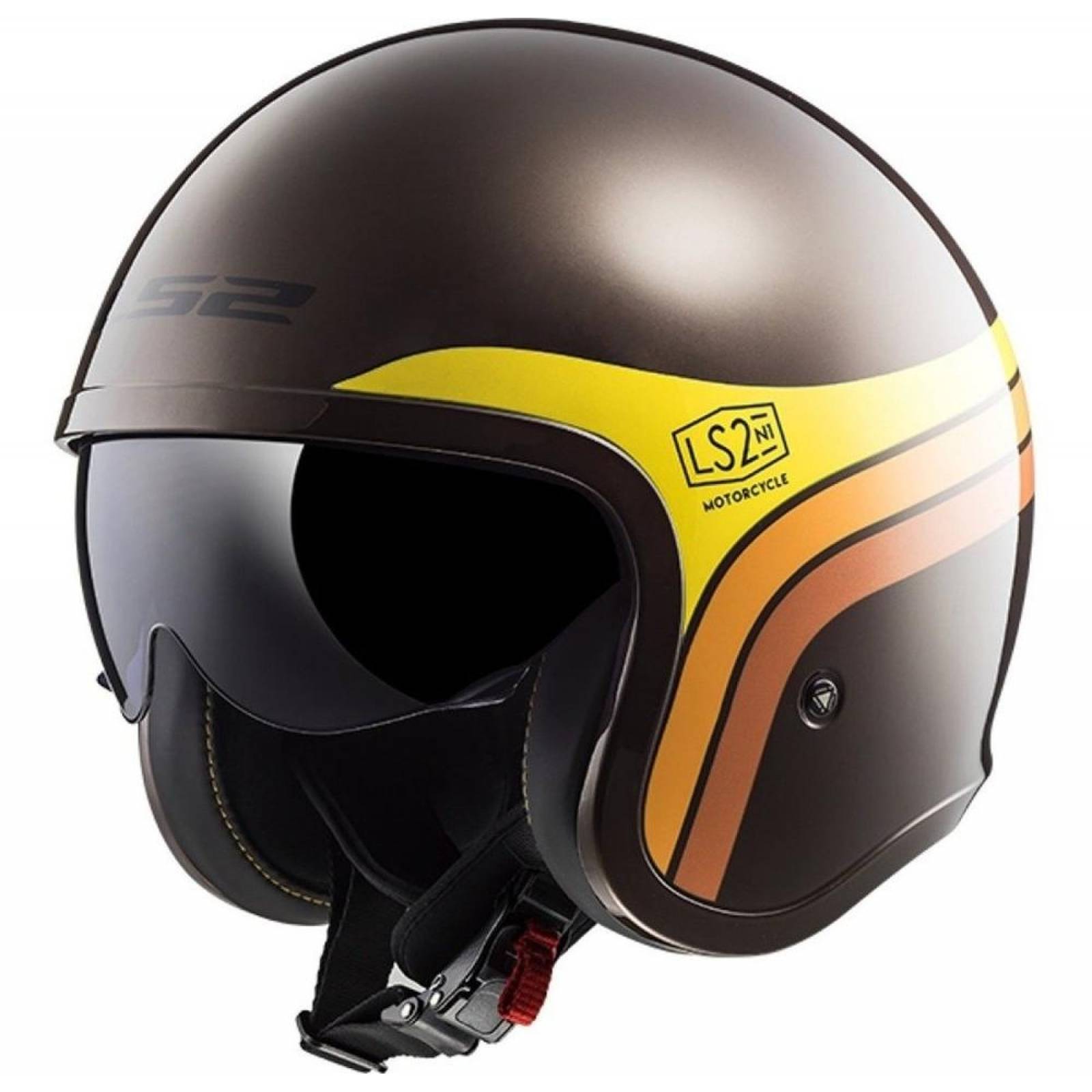 Casco Abierto 3/4 LS2 OF599 Spitfire Sunrise Café Racer