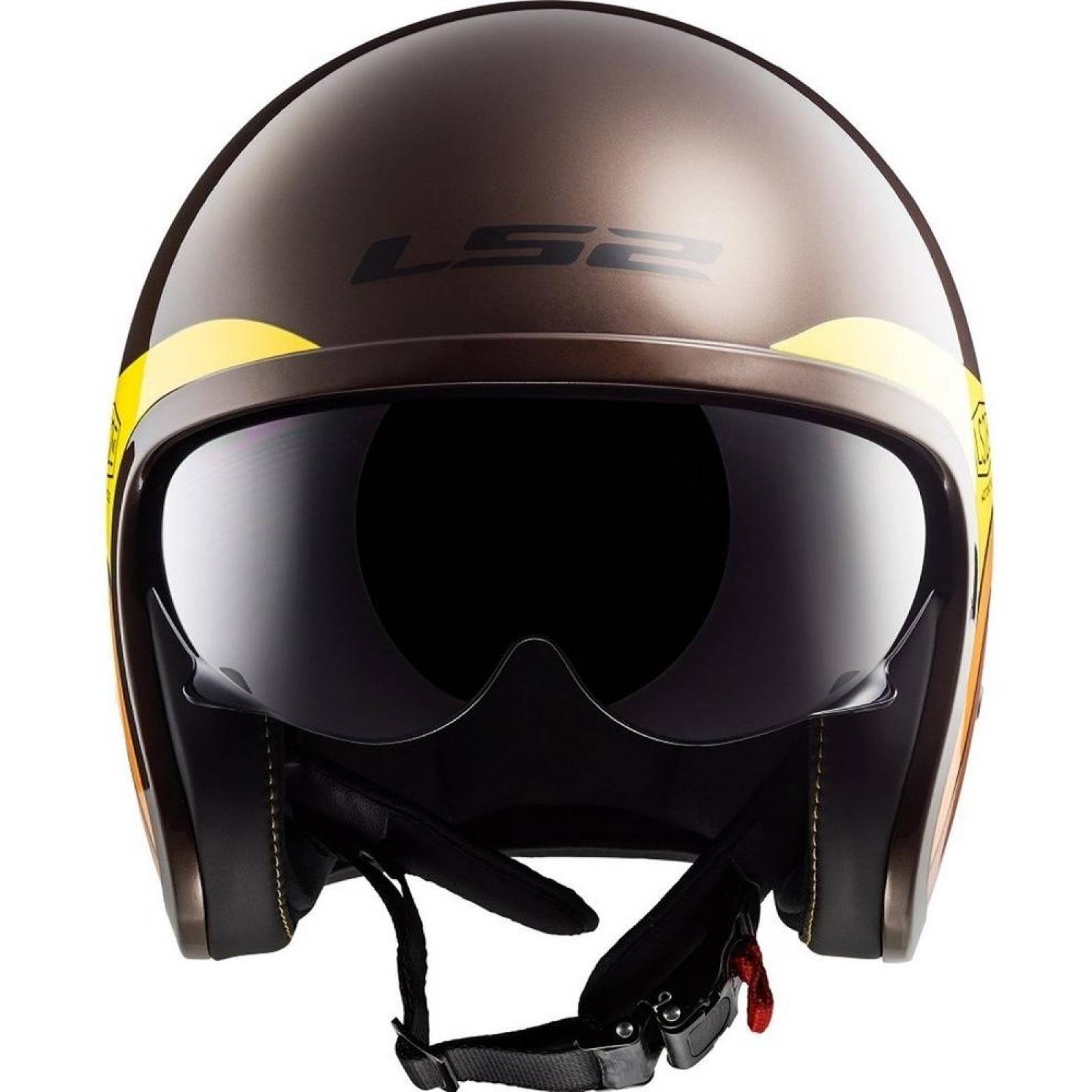 Casco Abierto 3/4 LS2 OF599 Spitfire Sunrise Café Racer