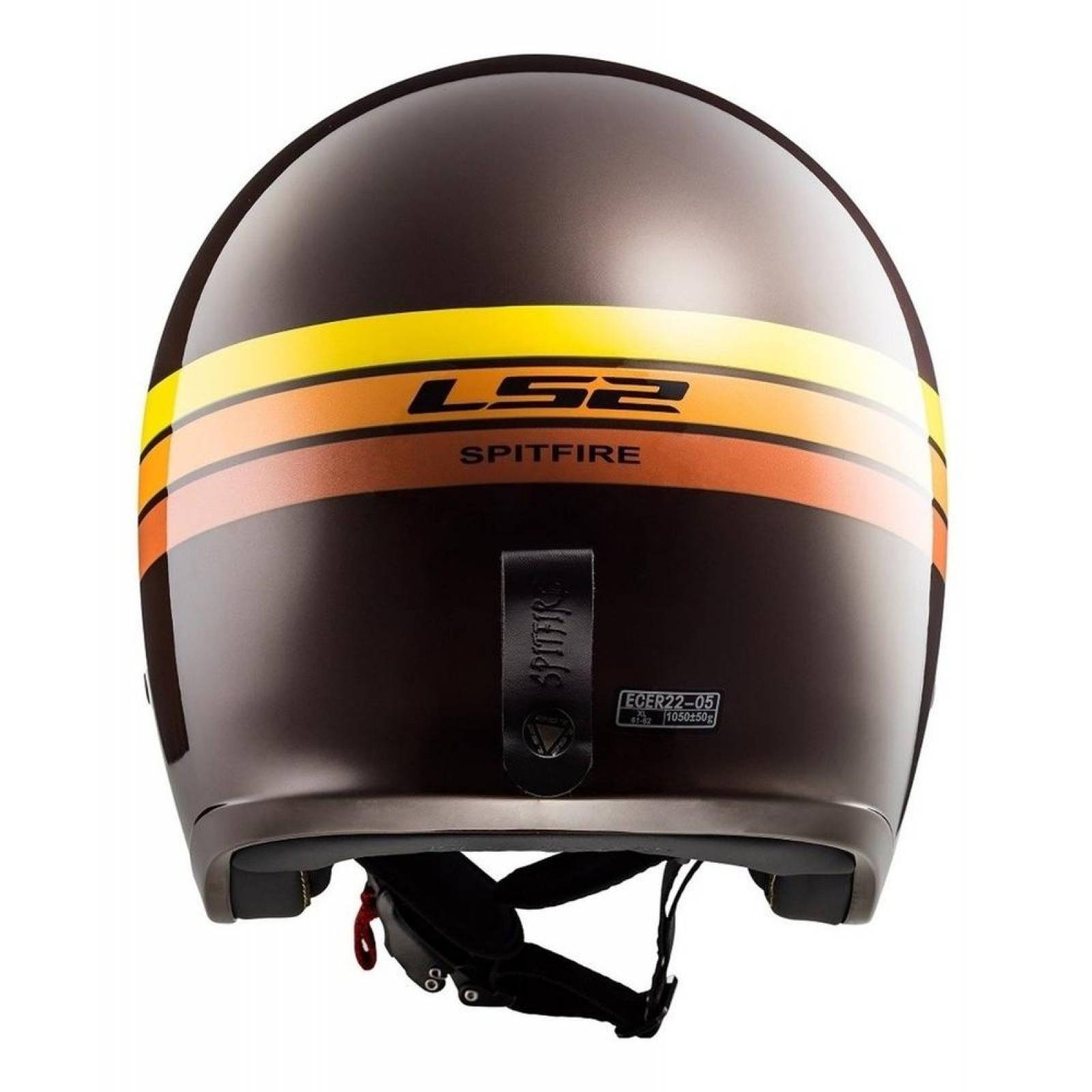 Casco Abierto 3/4 LS2 OF599 Spitfire Sunrise Café Racer
